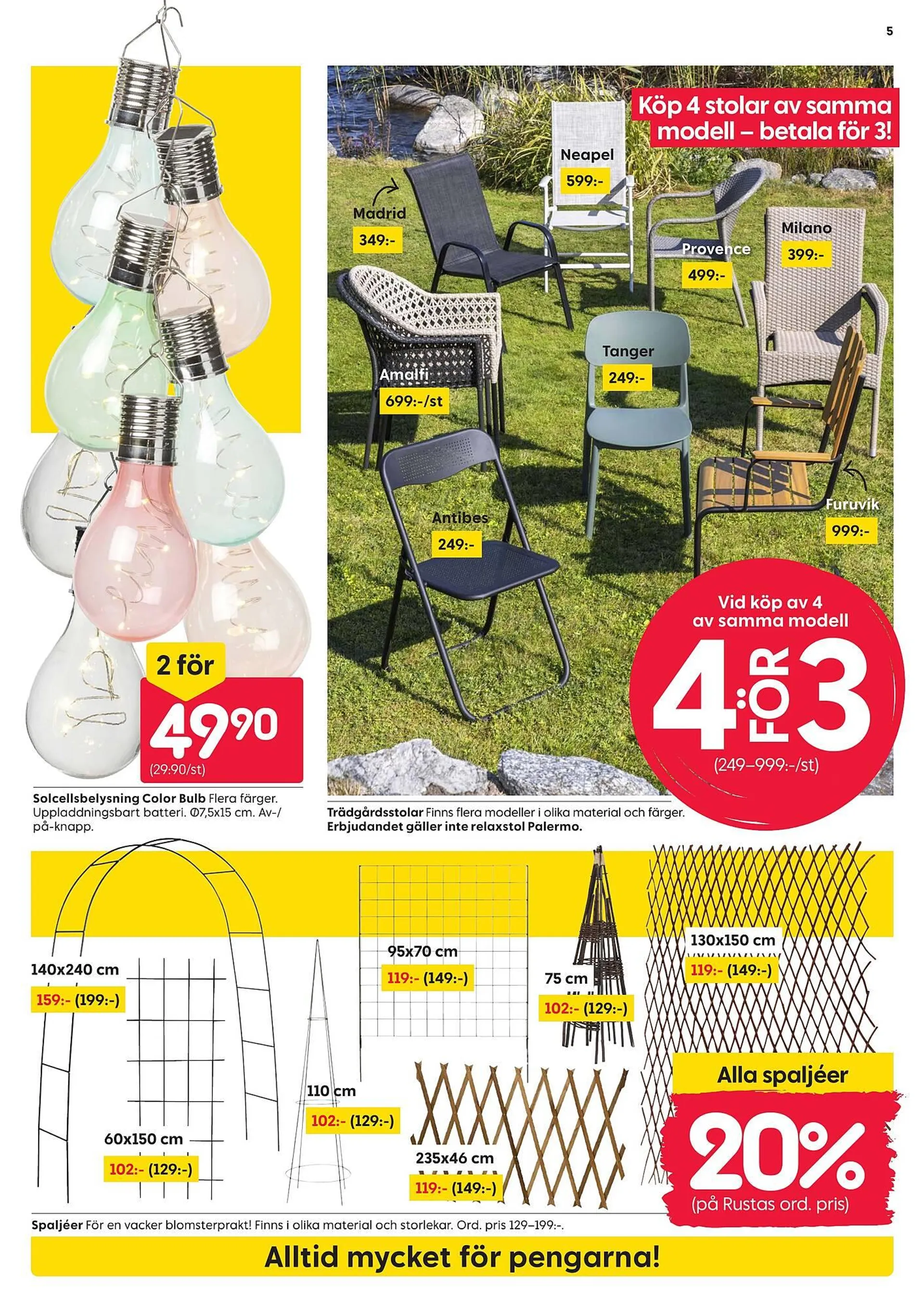 Rusta reklamblad från 24 mars till 30 mars 2025 - Reklamblad sidor 5