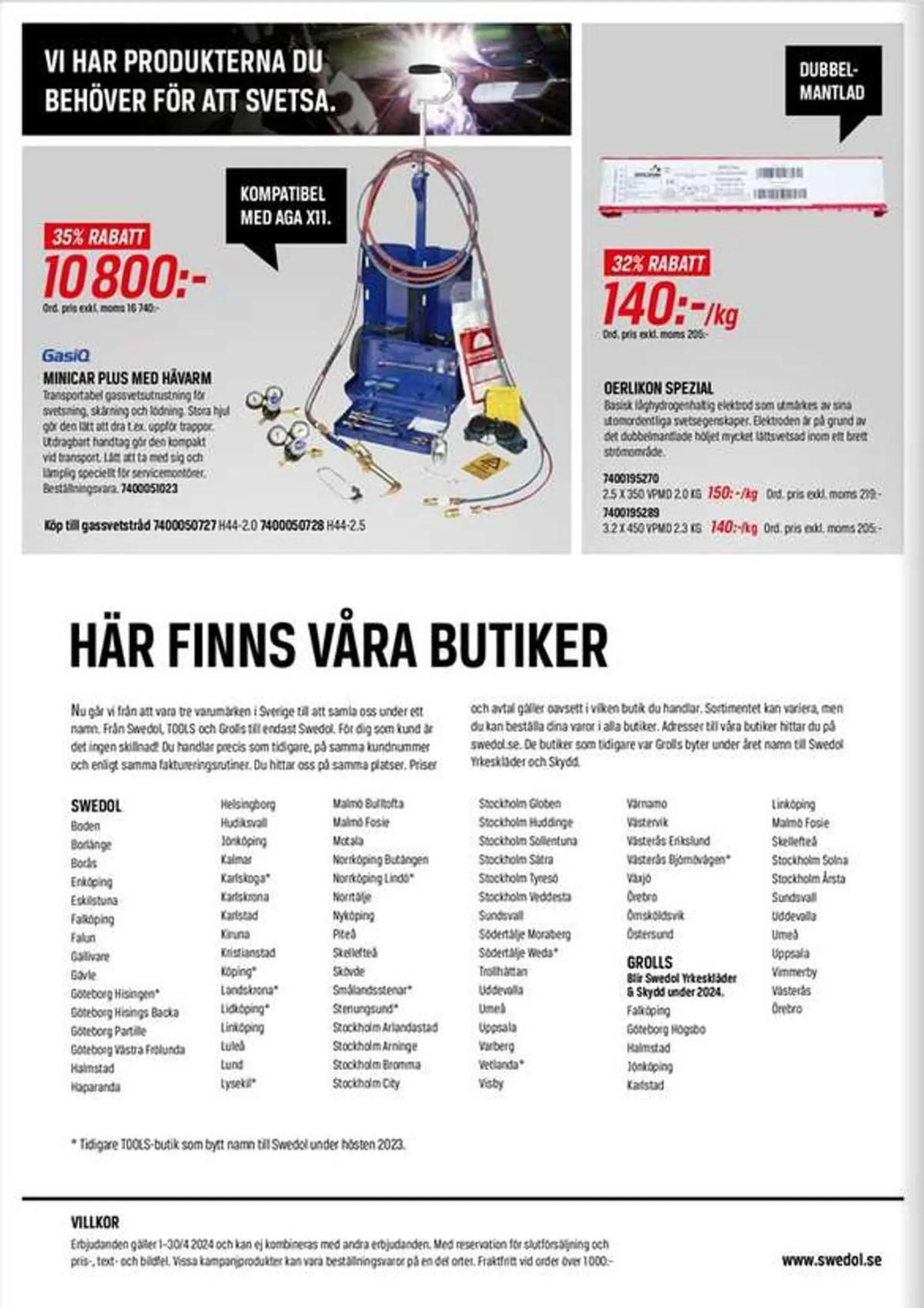 Swedol reklamblad från 1 april till 30 april 2024 - Reklamblad sidor 8