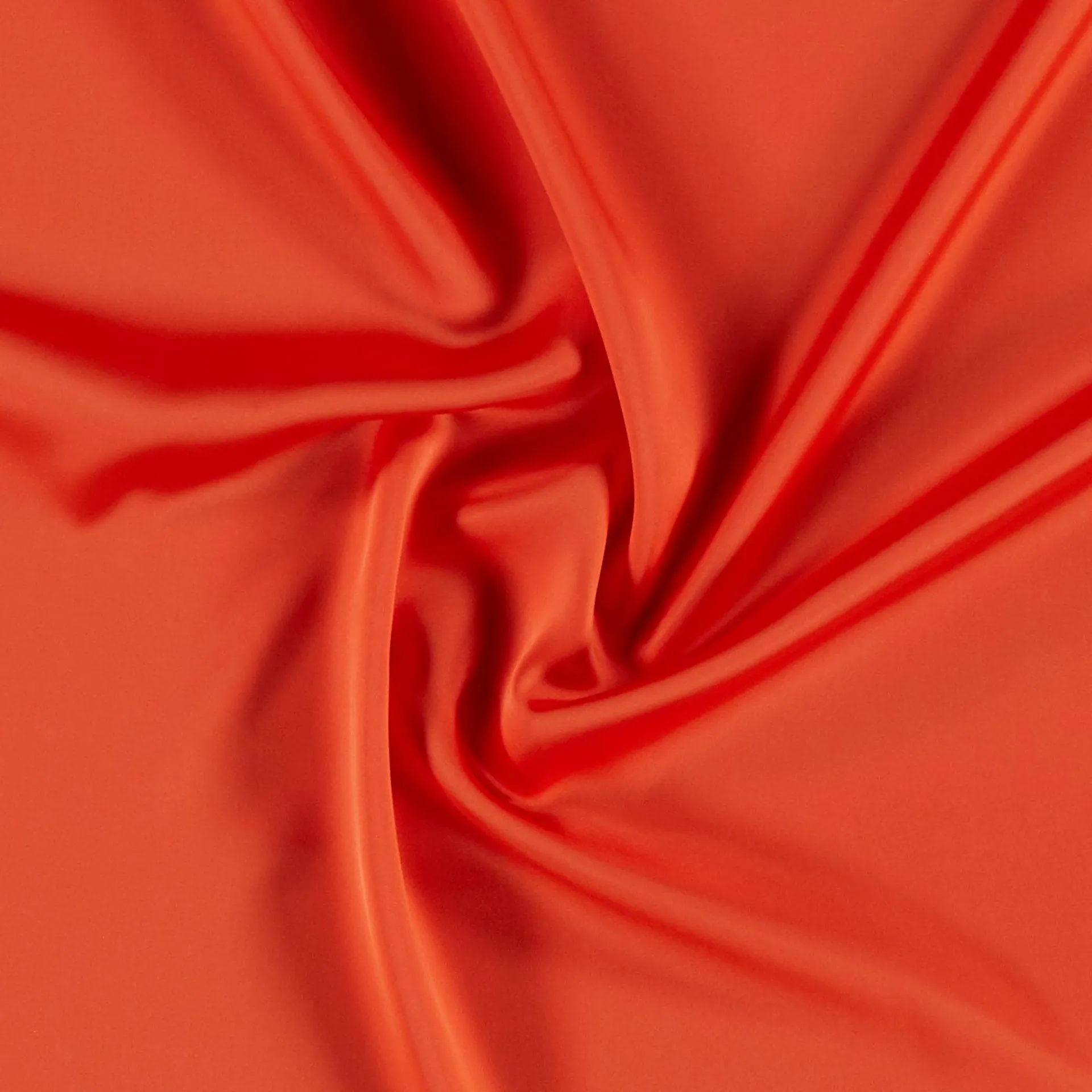 Italiensk polyester satin orange