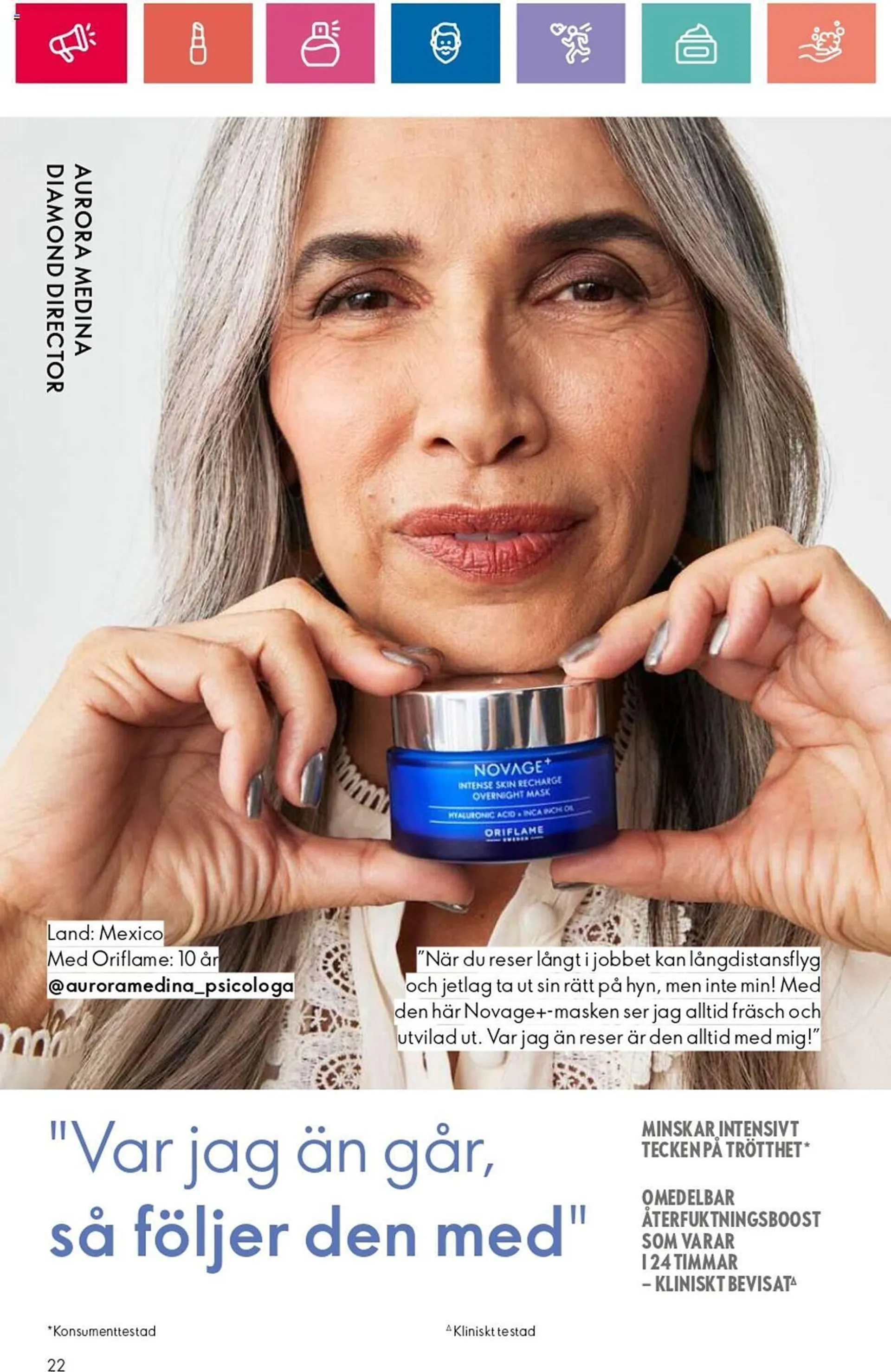 Oriflame reklamblad från 3 oktober till 23 oktober 2024 - Reklamblad sidor 22