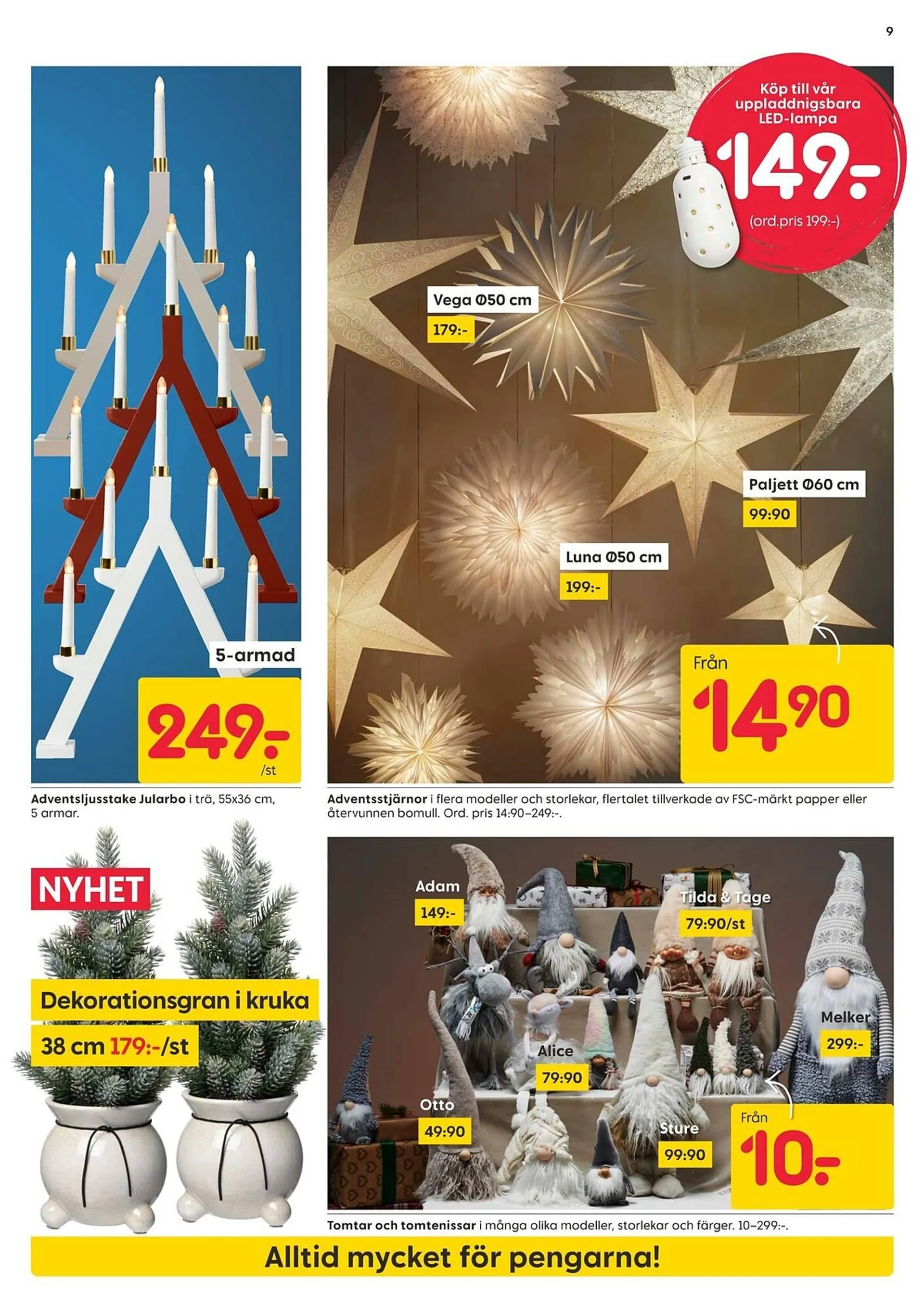 Rusta reklamblad från 21 oktober till 27 oktober 2024 - Reklamblad sidor 9