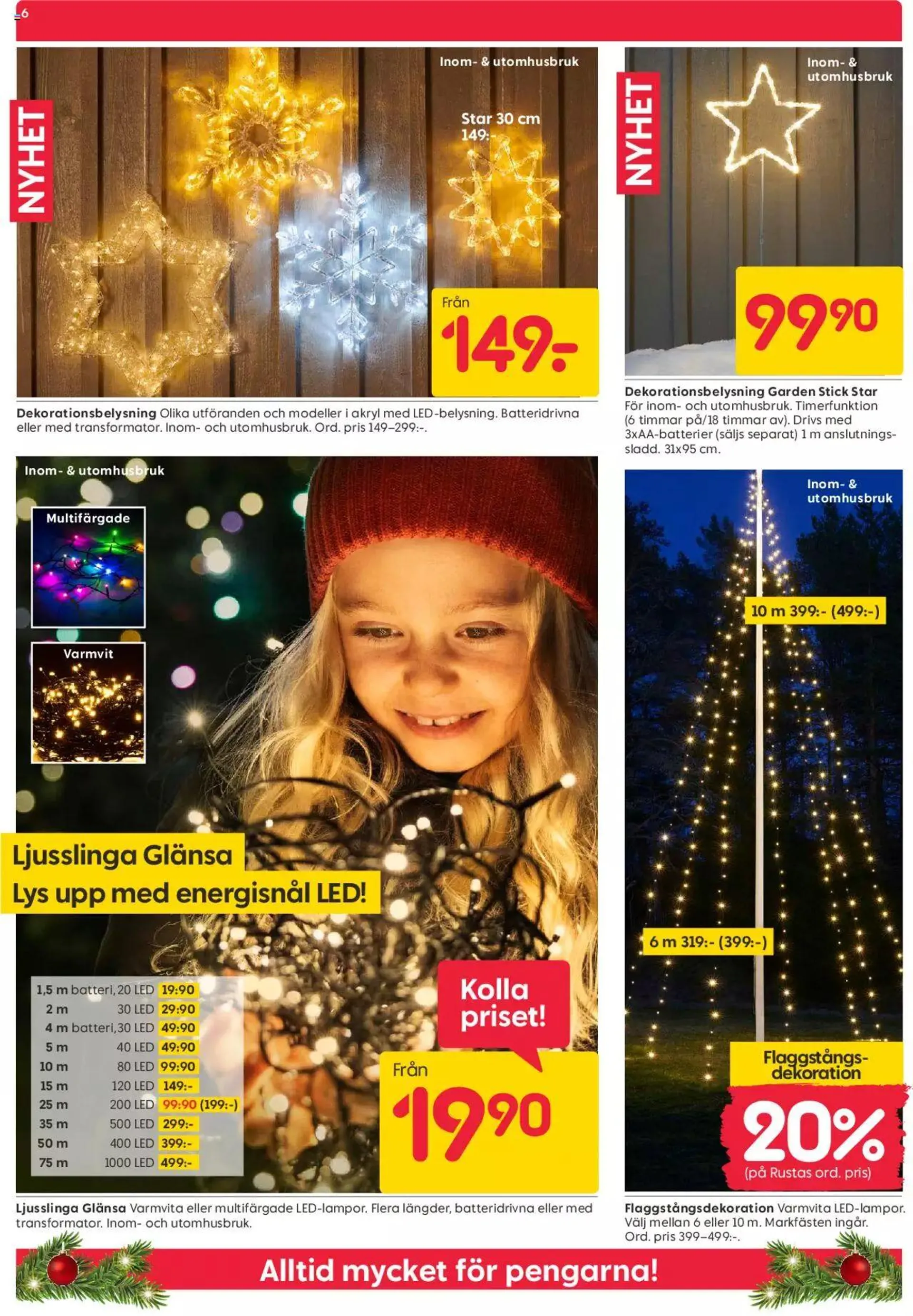 Rusta - erbjudanden från 13 november till 19 november 2023 - Reklamblad sidor 6