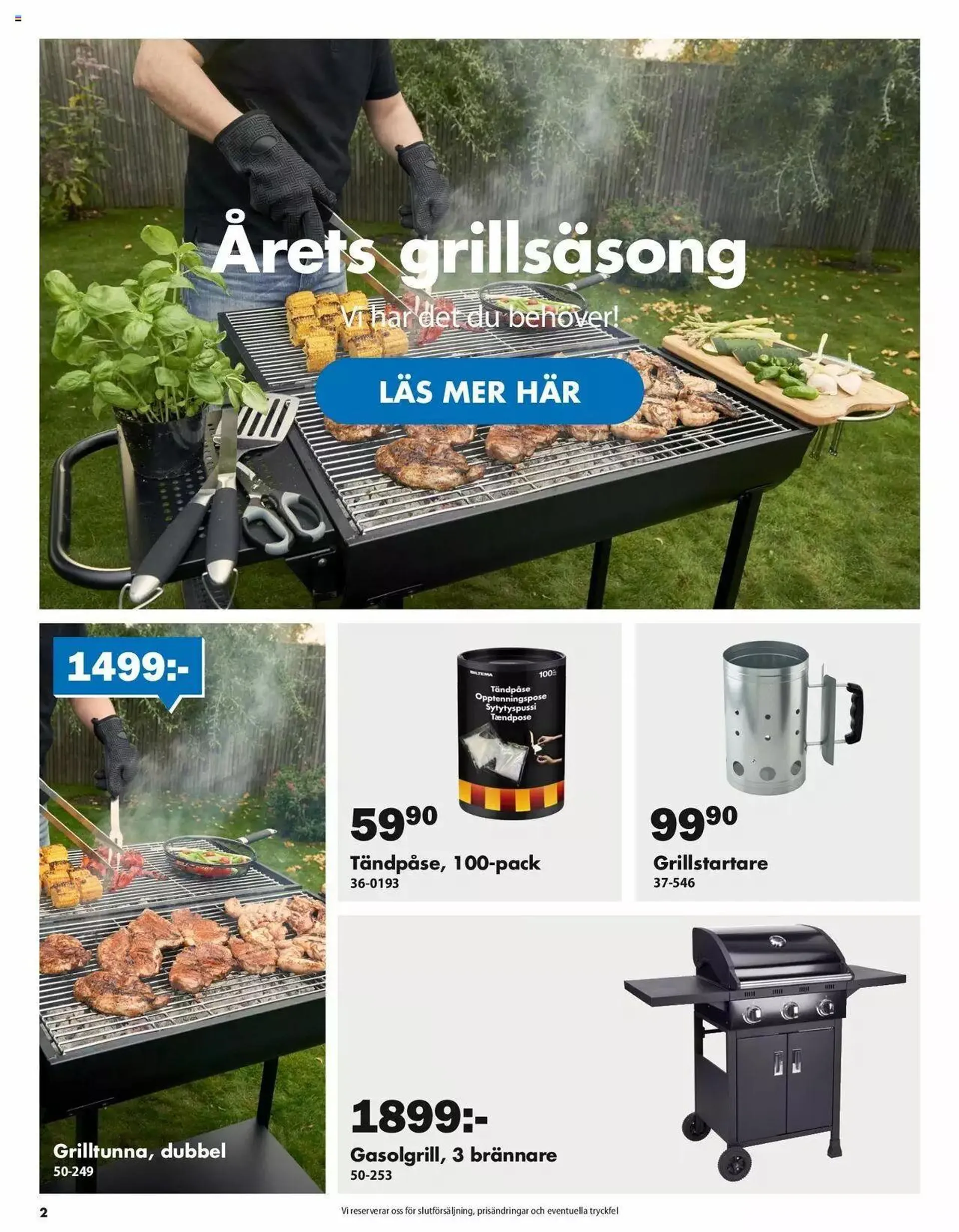 Biltema - erbjudanden från 25 april till 31 december 2024 - Reklamblad sidor 2