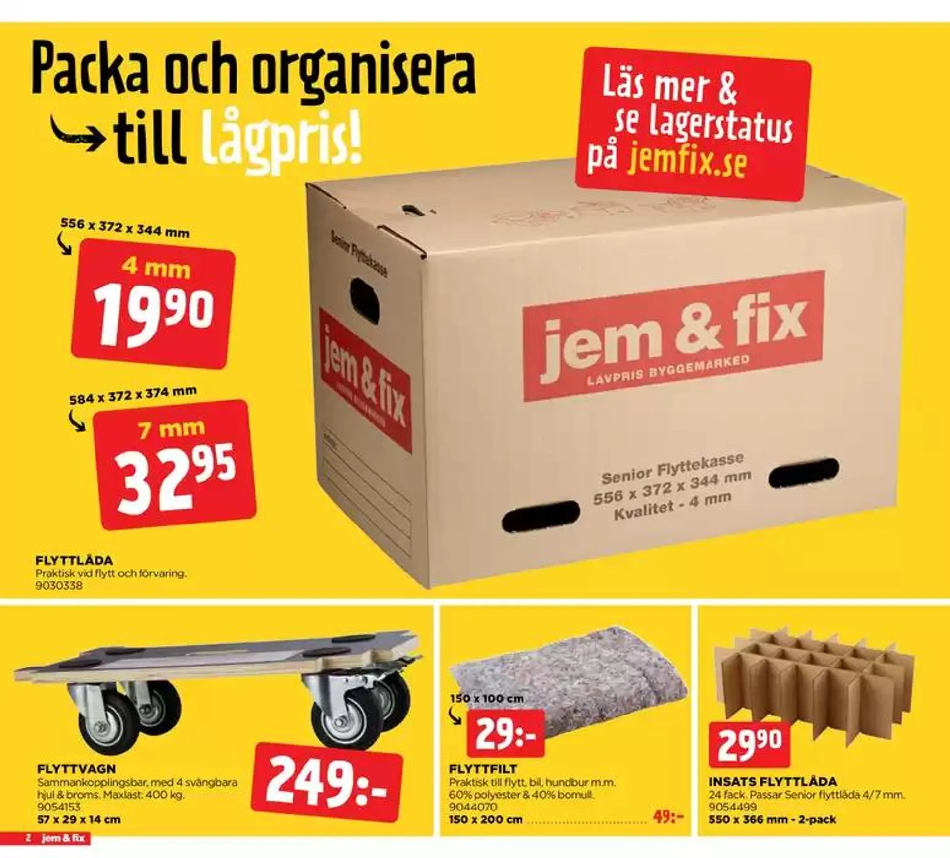 Jem&Fix reklamblad från 29 december till 19 januari 2025 - Reklamblad sidor 2