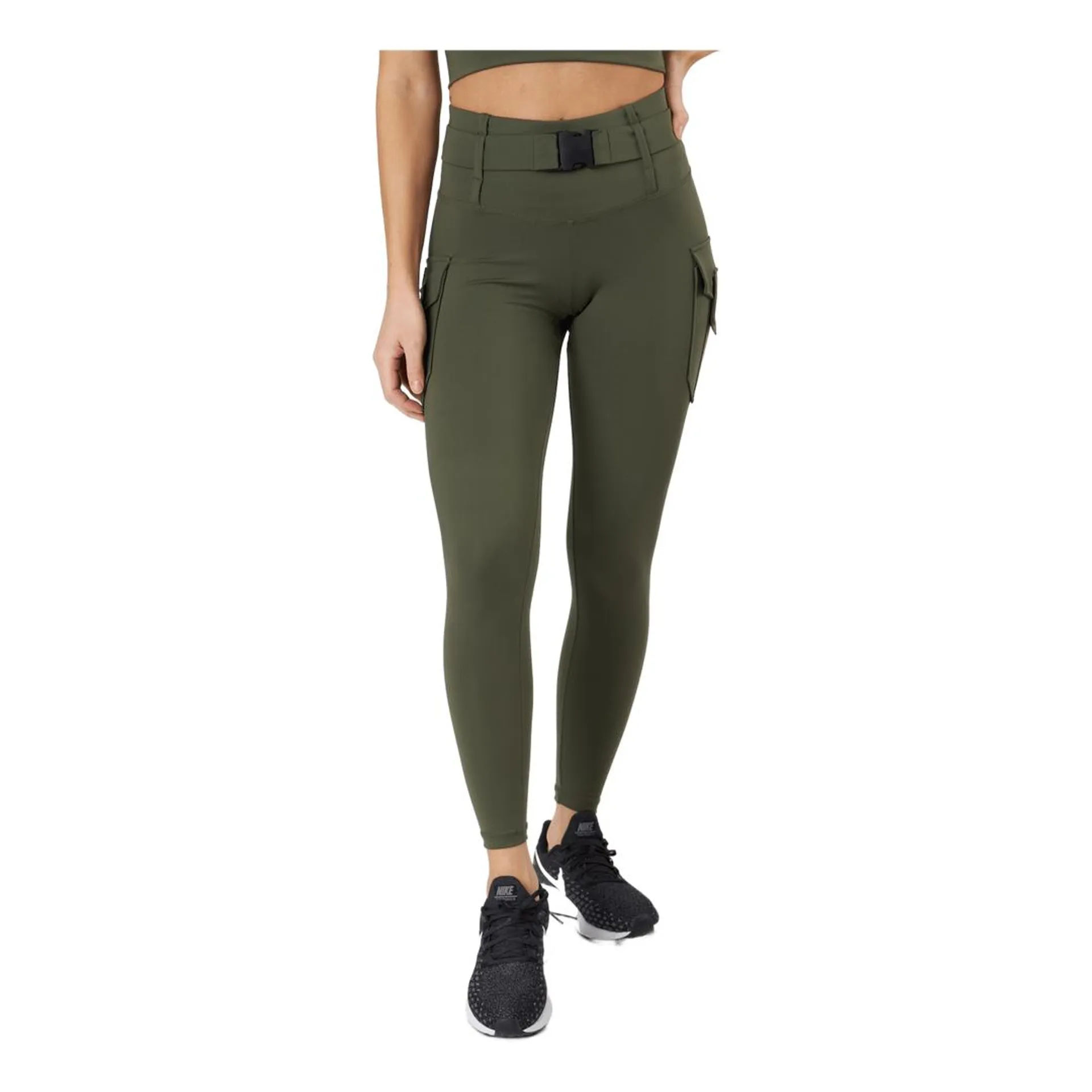 Cargo Leggings Military Green