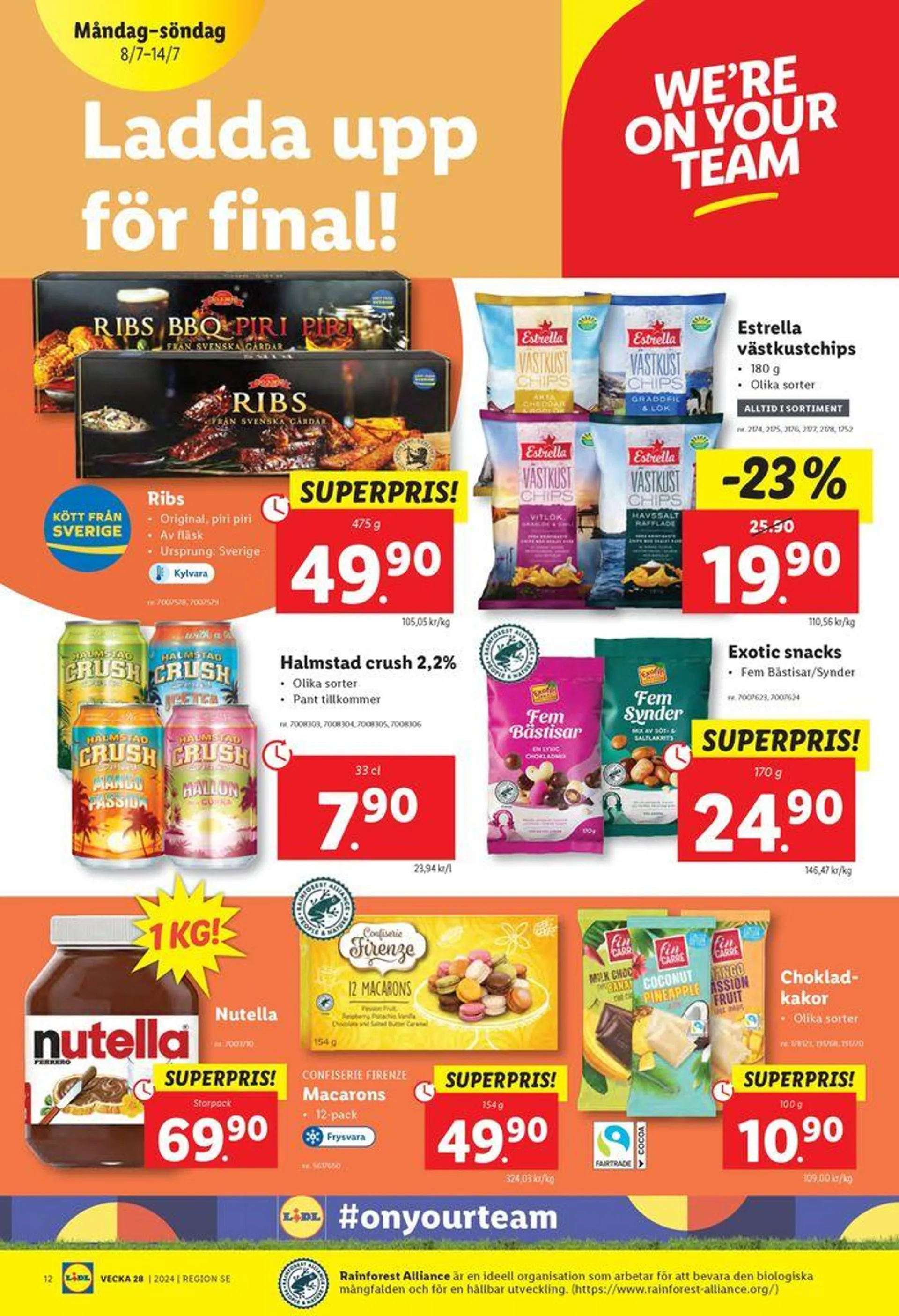 Fantastiskt erbjudande för alla kunder från 8 juli till 9 juni 2024 - Reklamblad sidor 17