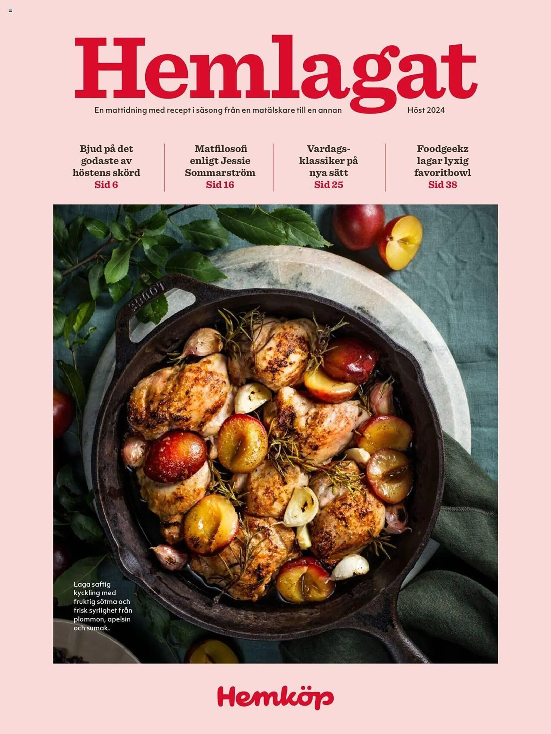 Hemköp reklamblad från 21 oktober till 31 december 2024 - Reklamblad sidor 1