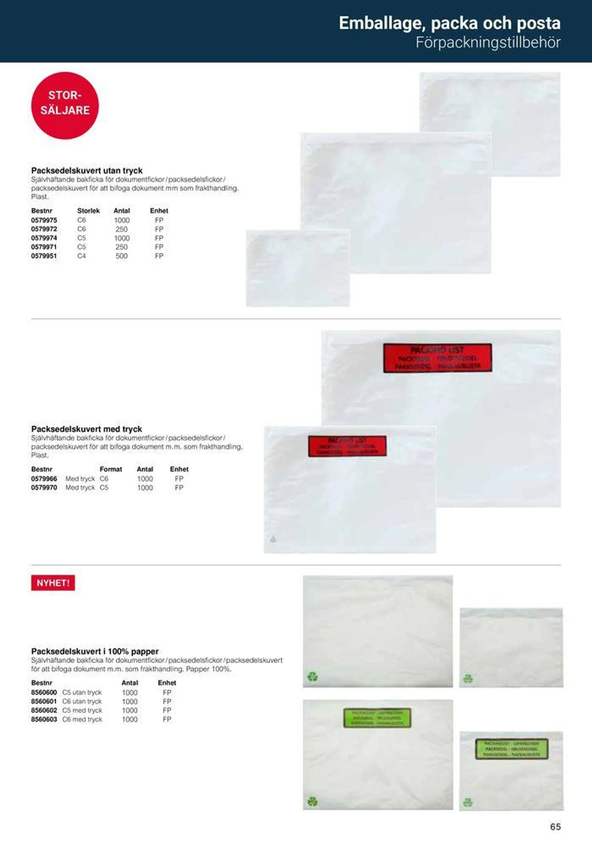 Office Depot - Kontorskatalog 2024 från 6 maj till 31 december 2024 - Reklamblad sidor 67