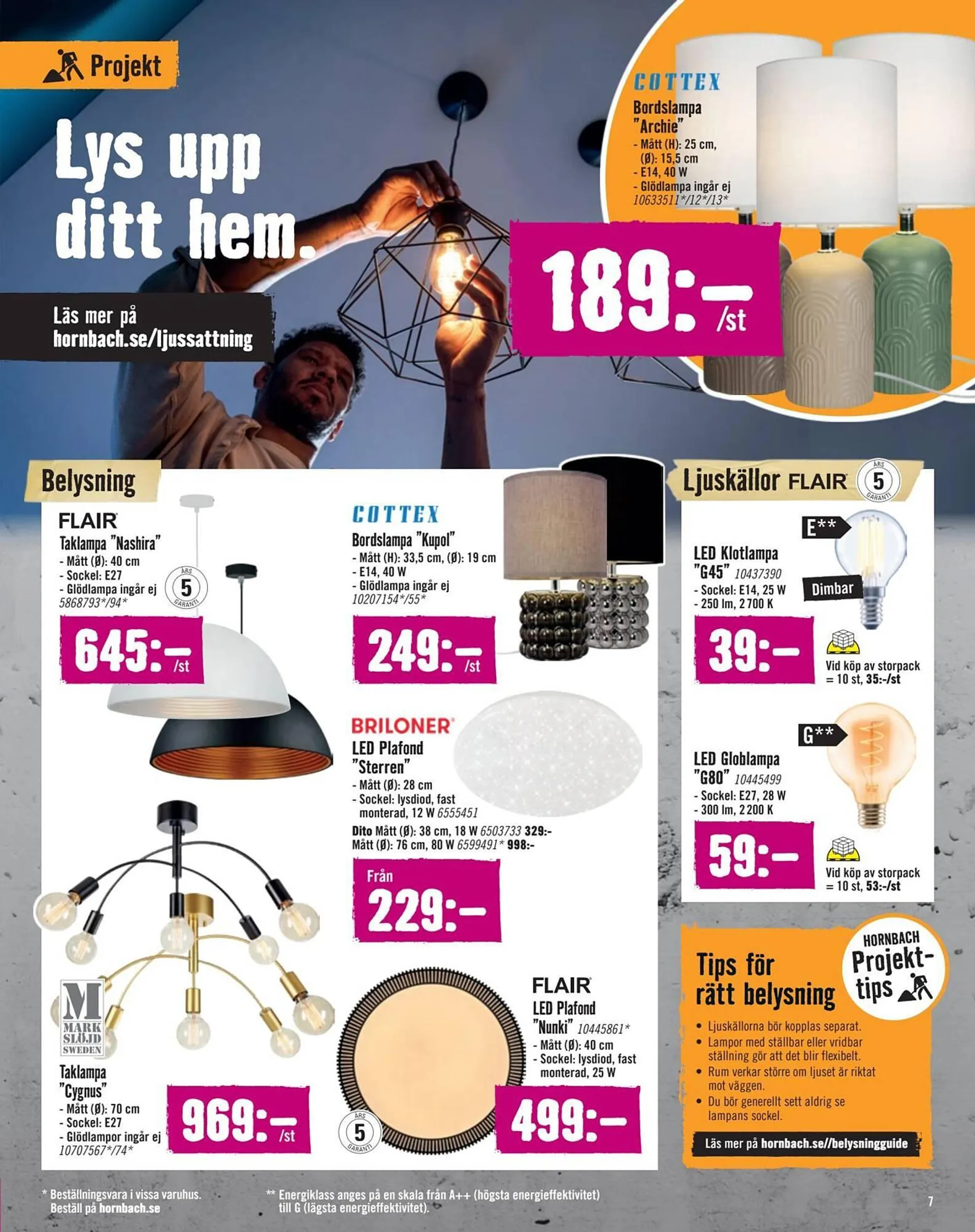 Hornbach reklamblad från 27 september till 23 oktober 2024 - Reklamblad sidor 7