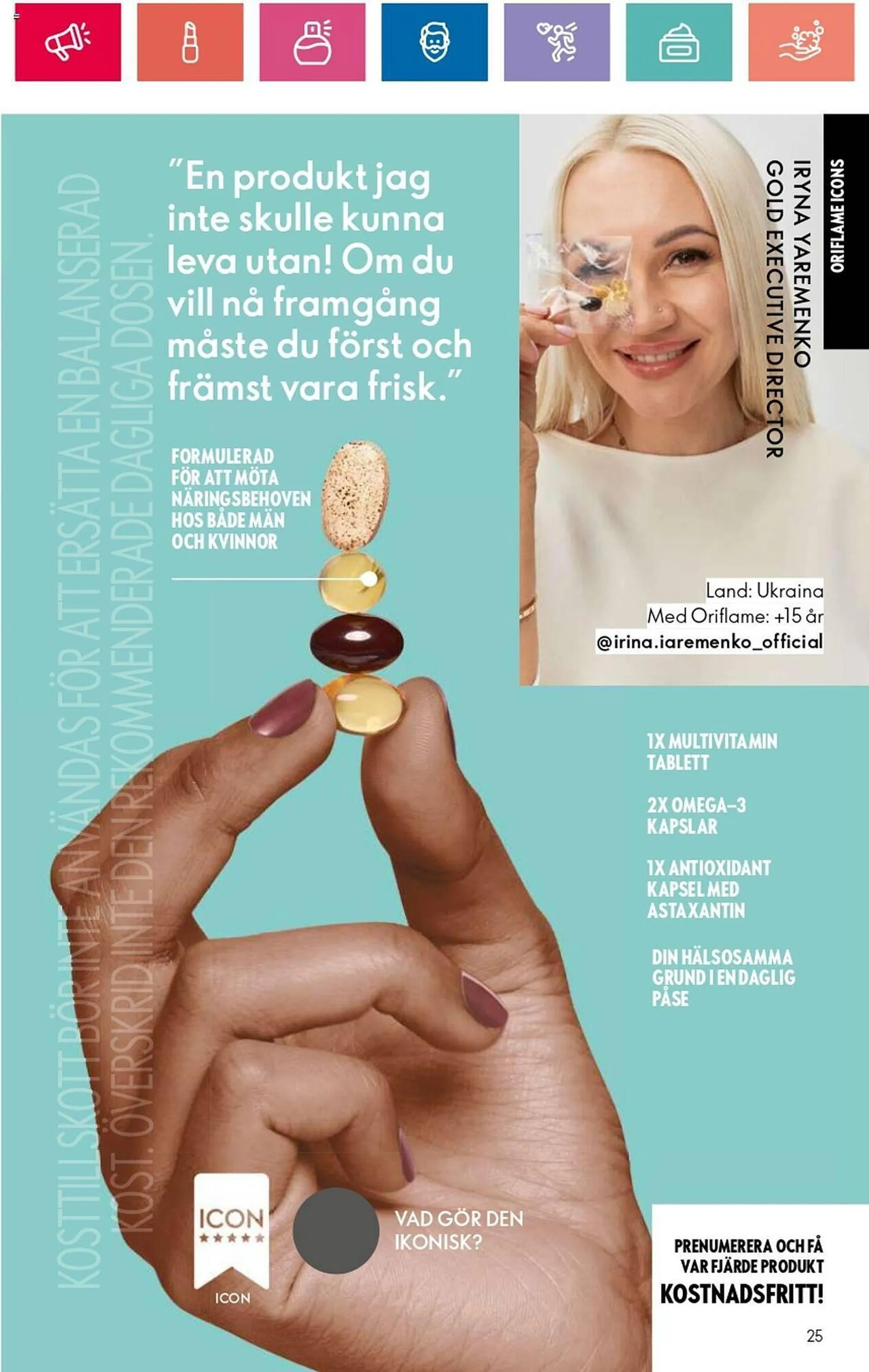 Oriflame reklamblad från 3 oktober till 23 oktober 2024 - Reklamblad sidor 25