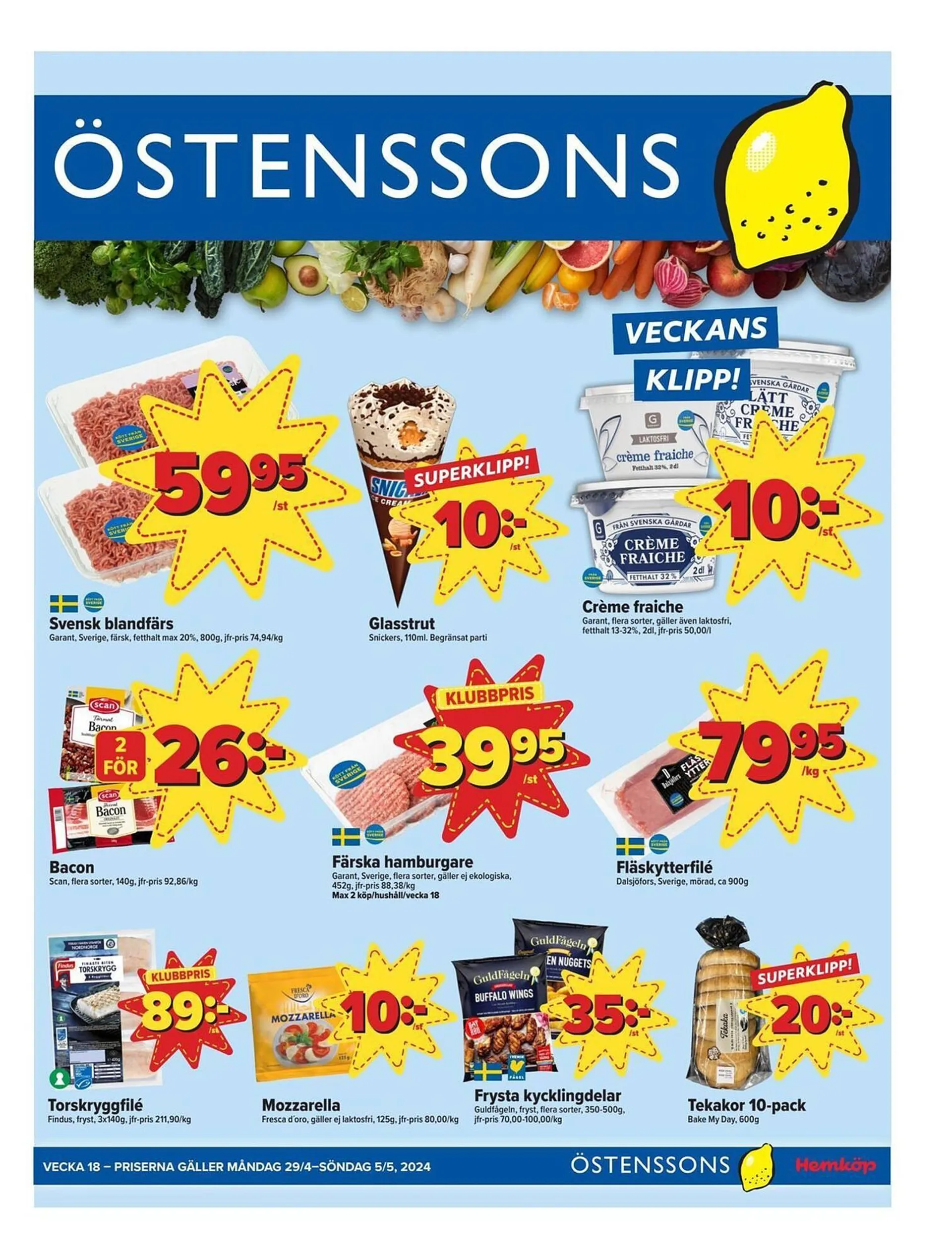 Östenssons reklamblad - 1