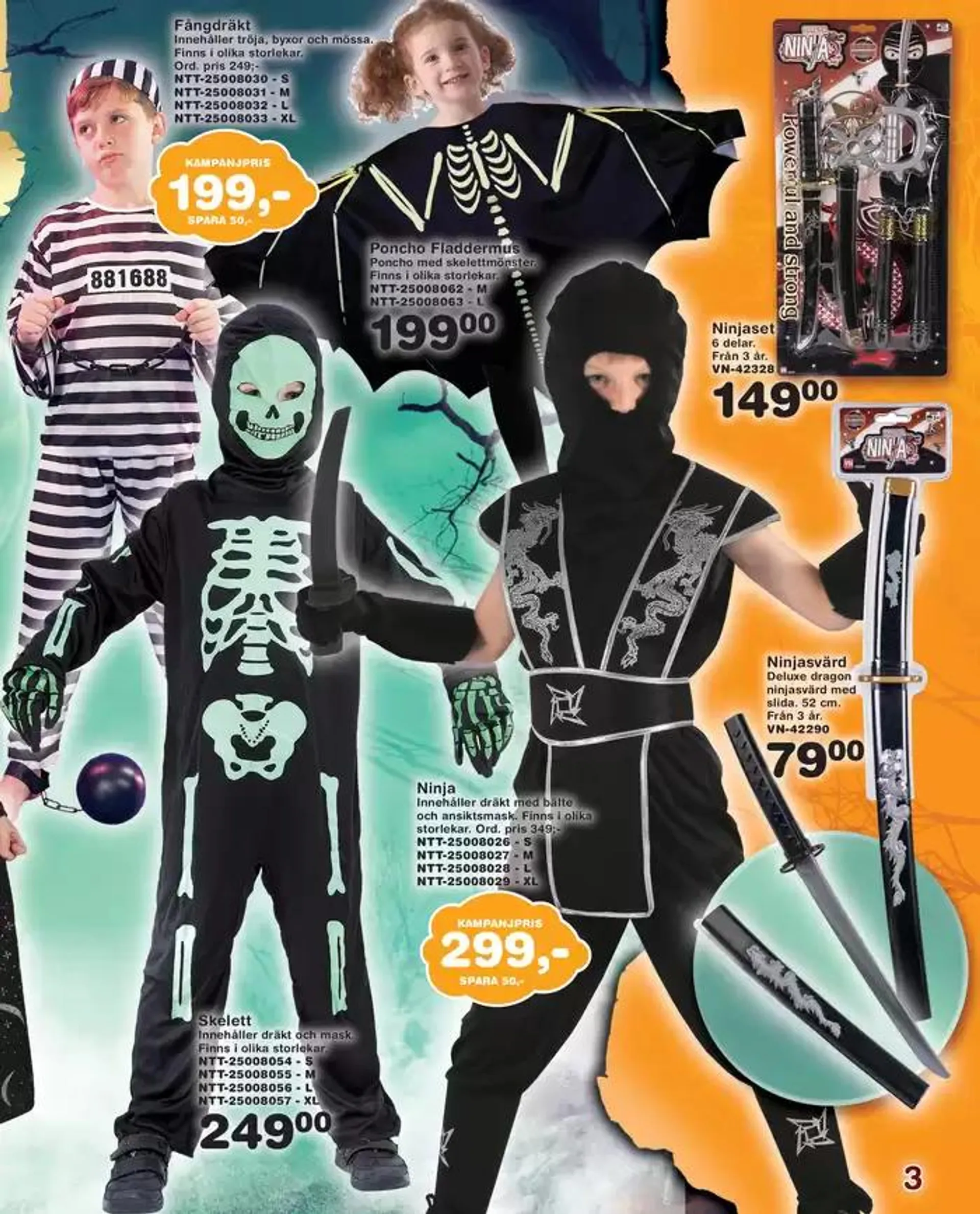 Halloween med Lekextra från 12 oktober till 26 oktober 2024 - Reklamblad sidor 3