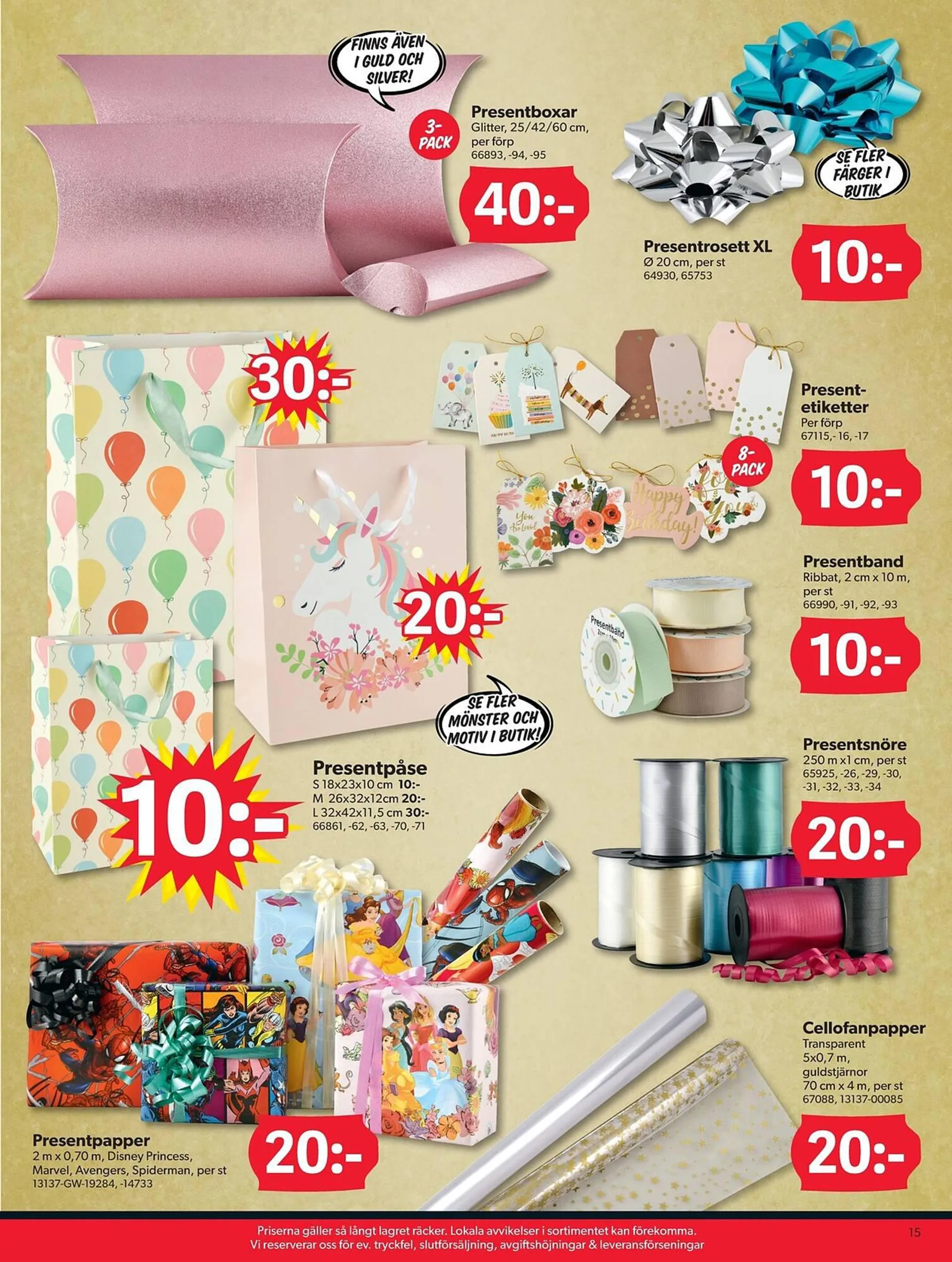 DollarStore reklamblad från 23 oktober till 23 november 2023 - Reklamblad sidor 15