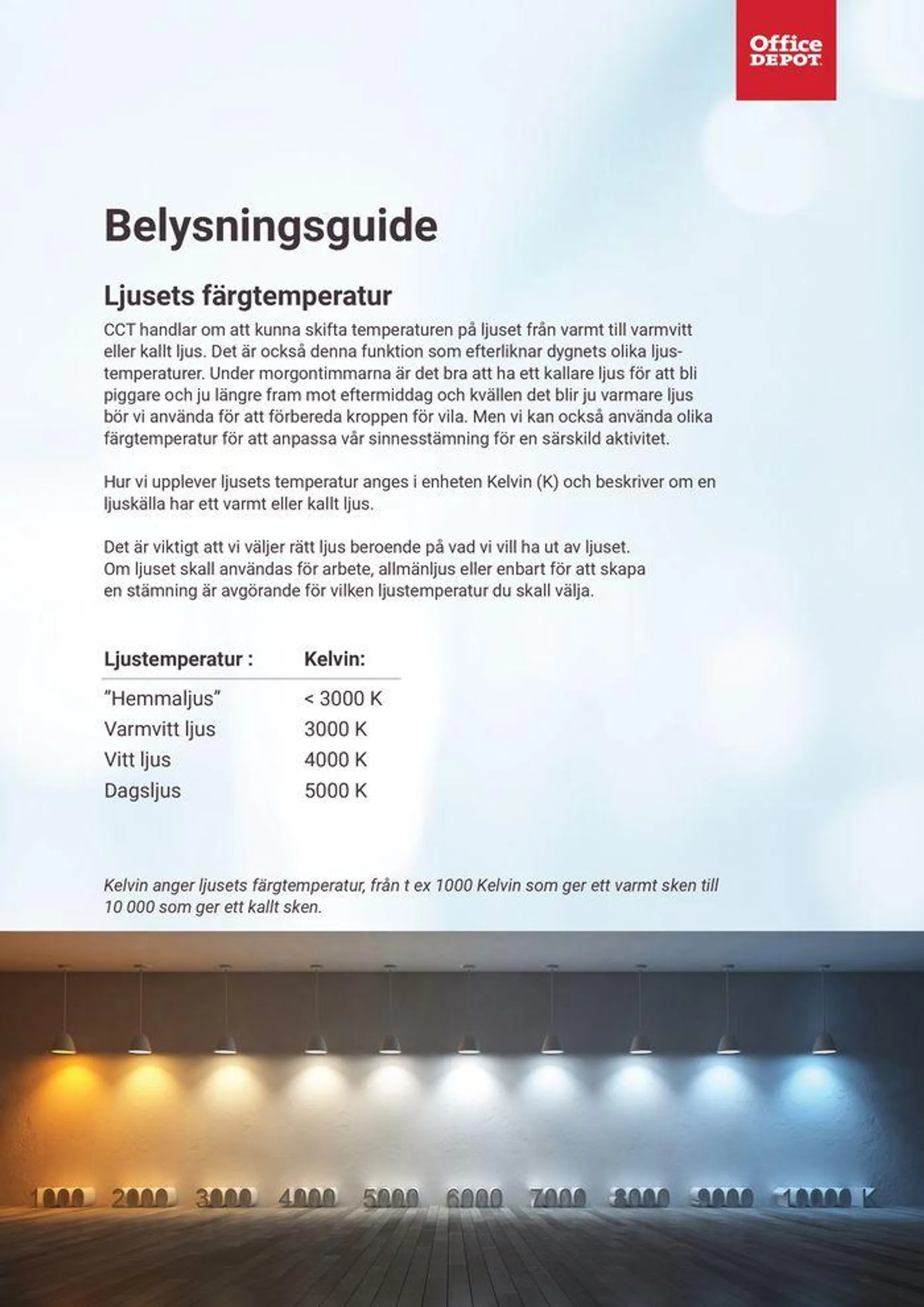 Office Depot - Belysningsguide från 6 maj till 20 maj 2024 - Reklamblad sidor 3