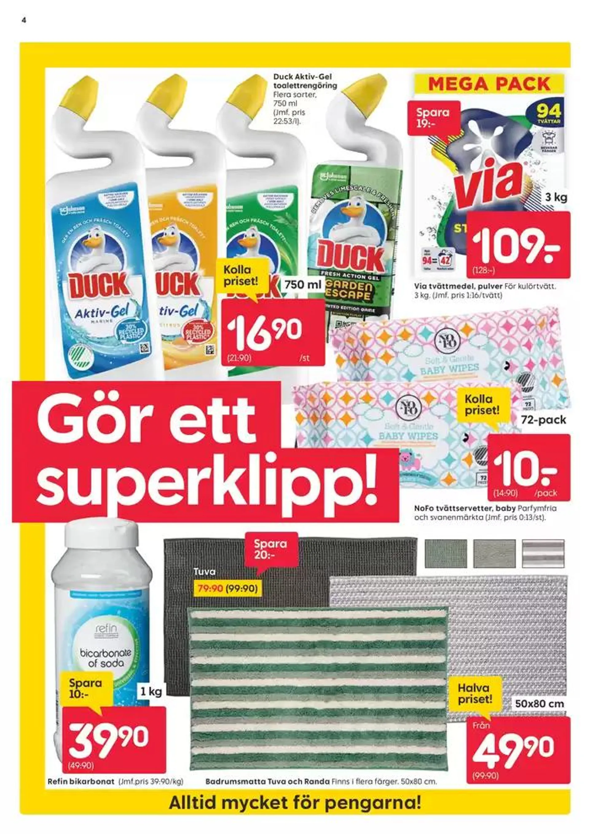 Rusta reklambad från 7 oktober till 21 oktober 2024 - Reklamblad sidor 4