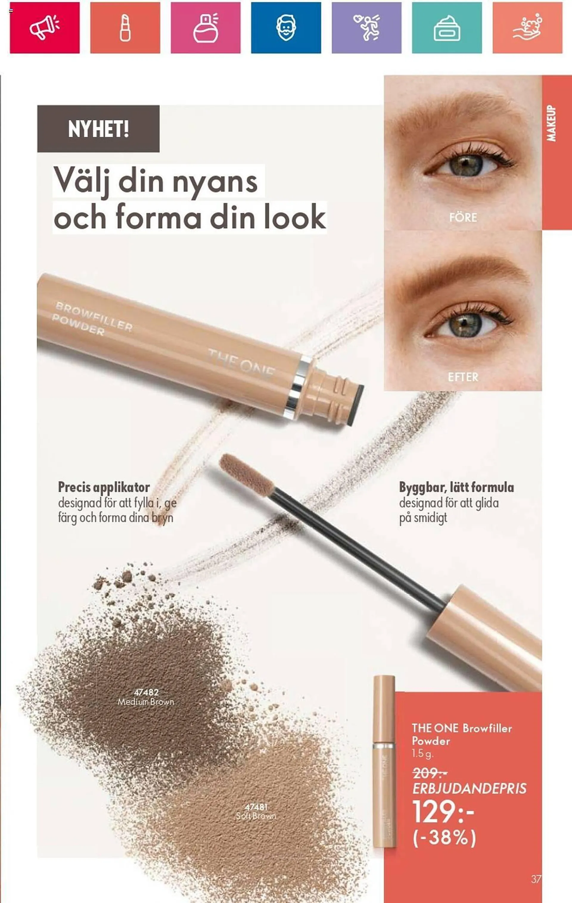 Oriflame reklamblad från 3 oktober till 23 oktober 2024 - Reklamblad sidor 37