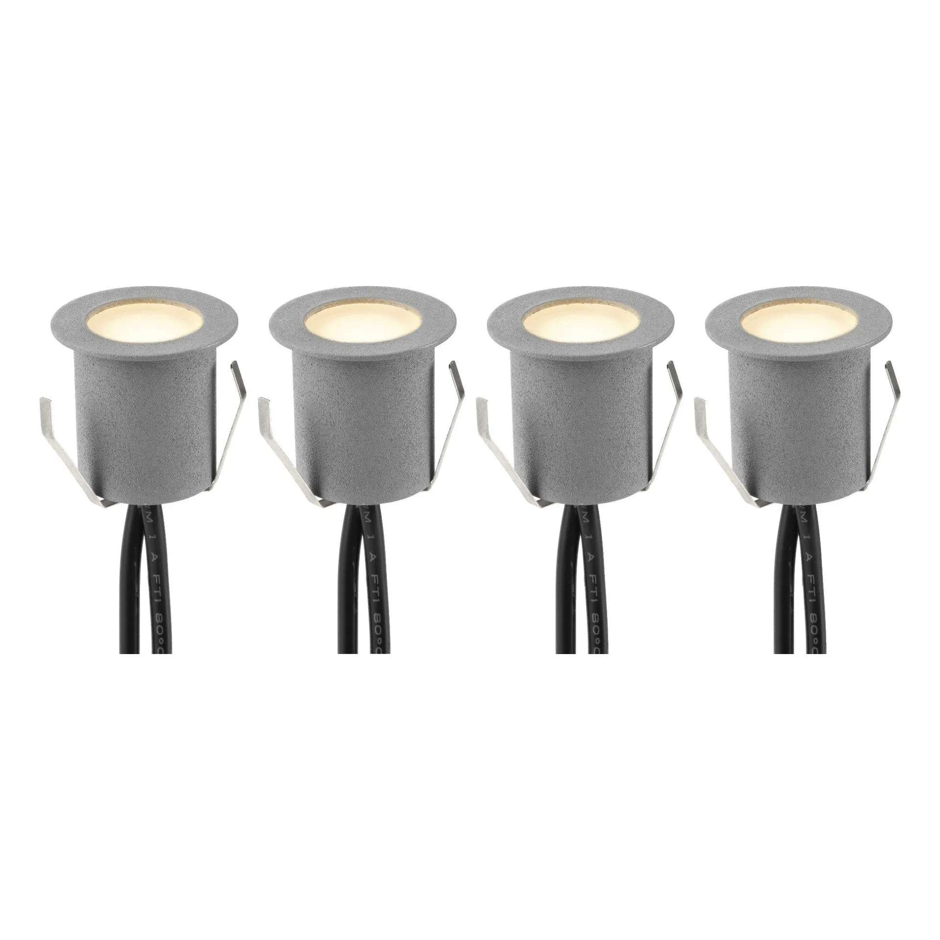 Decklights 4-pk 24 V Ø30 mm 4x15 lm