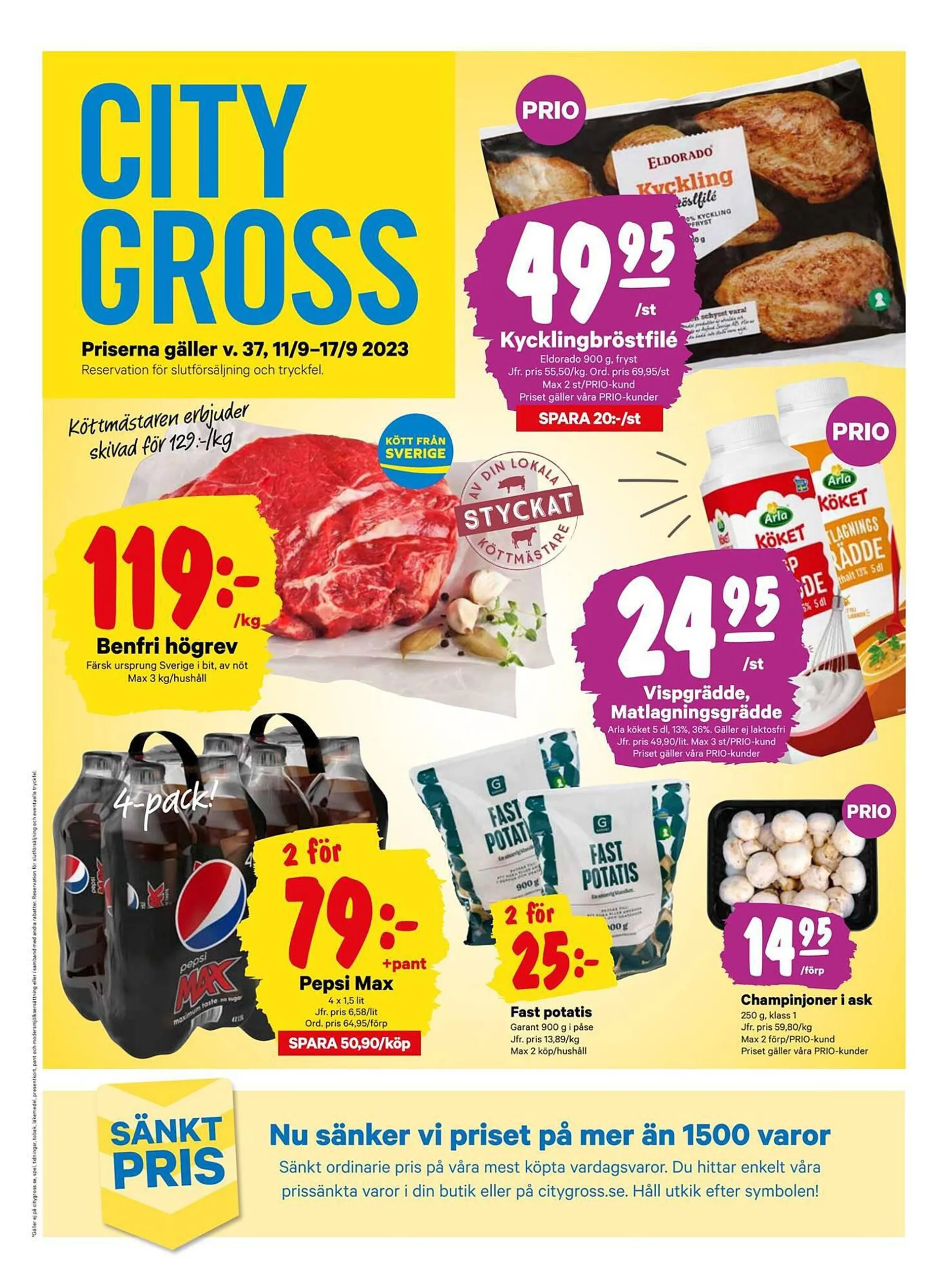 City Gross Reklamblad Exklusiva Deals | Giltig Tills 17 Sep.