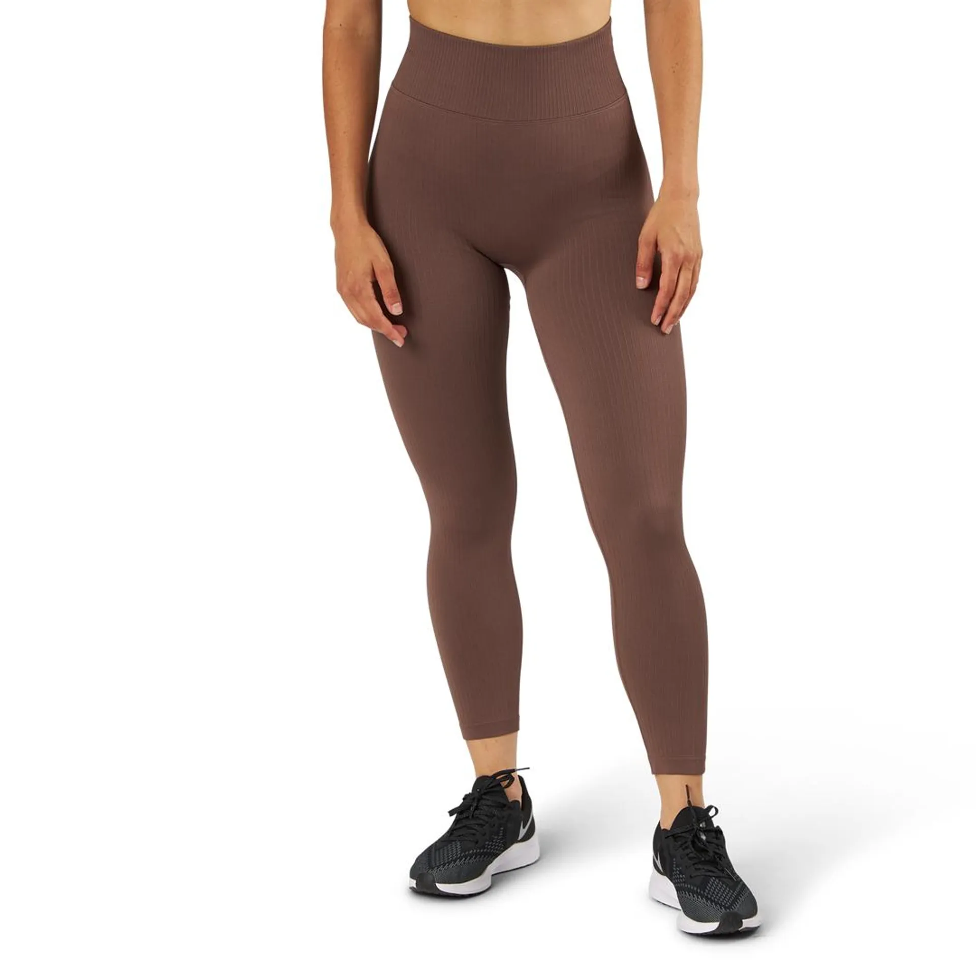 Rib Seamless Tights 2.0 Taupe