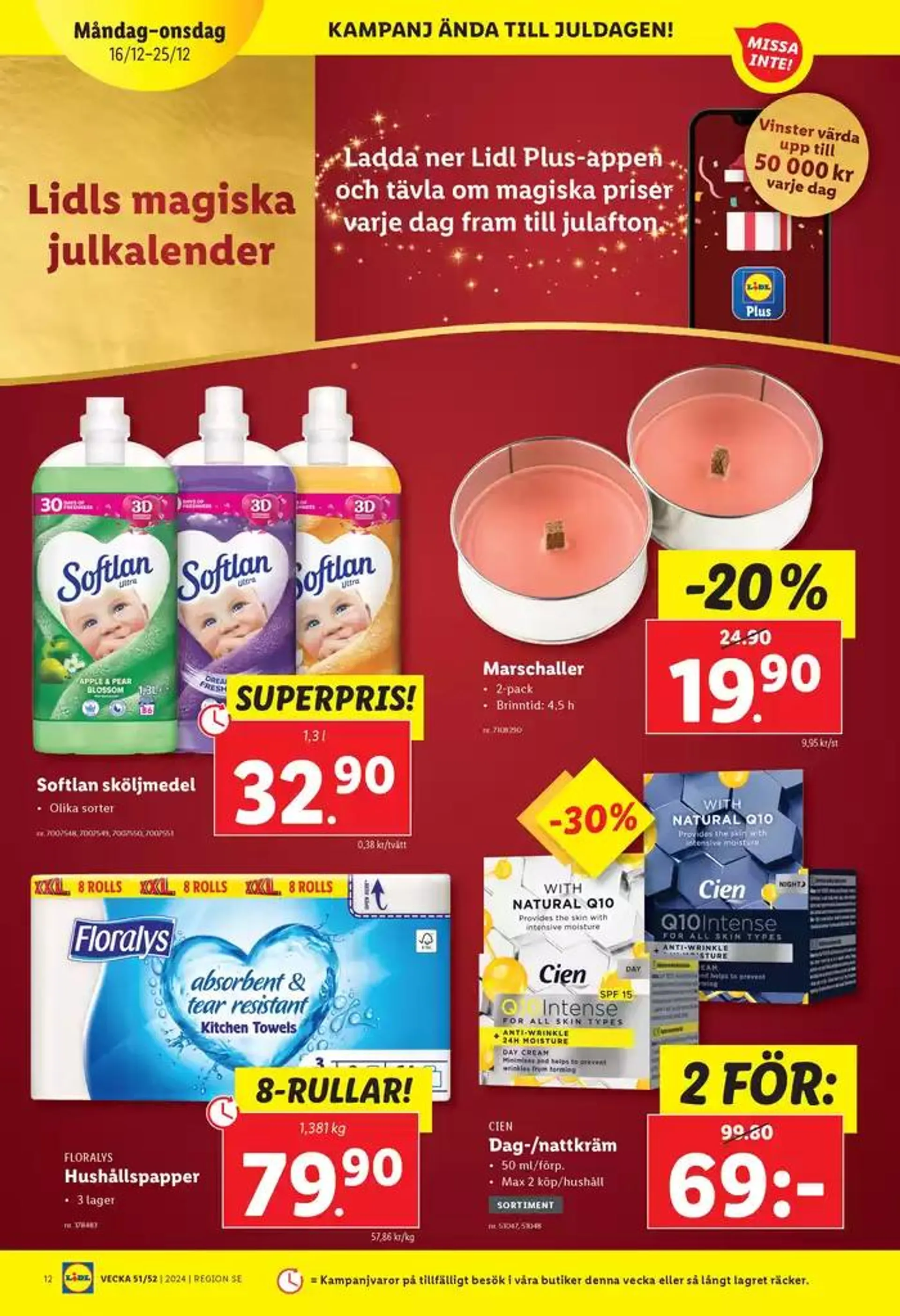 ERBJUDANDEN VECKA 51 från 16 december till 25 december 2024 - Reklamblad sidor 12