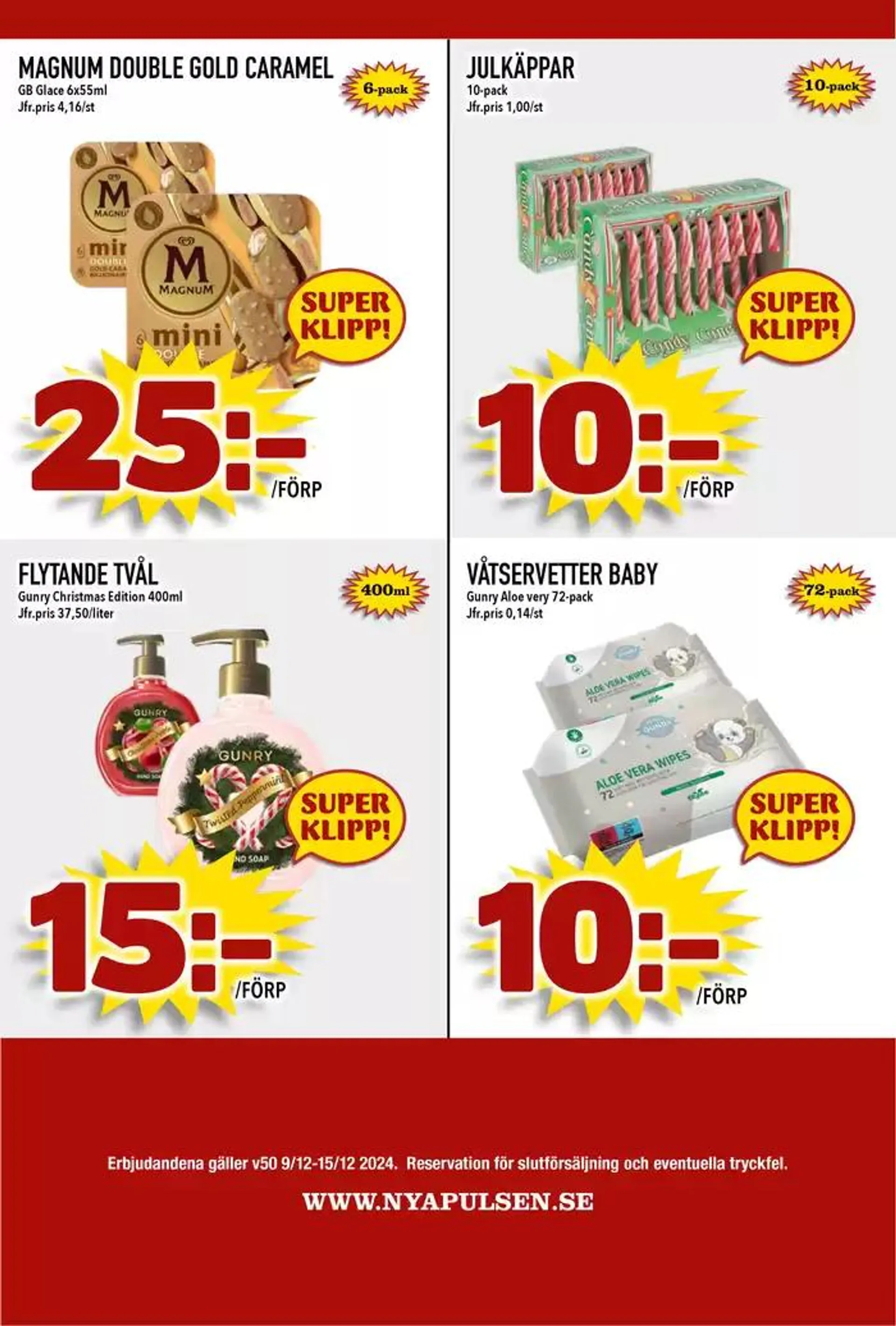 Top-deals och rabatter från 9 december till 23 december 2024 - Reklamblad sidor 8