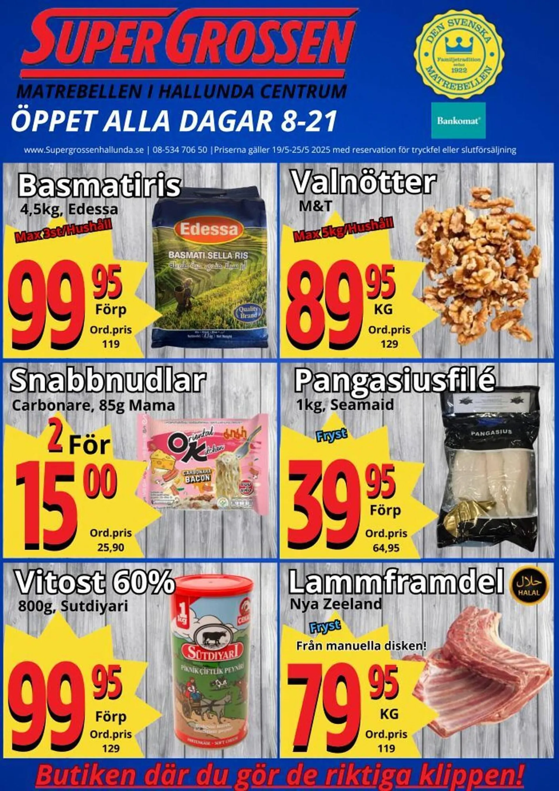 Supergrossen reklamblad - 1