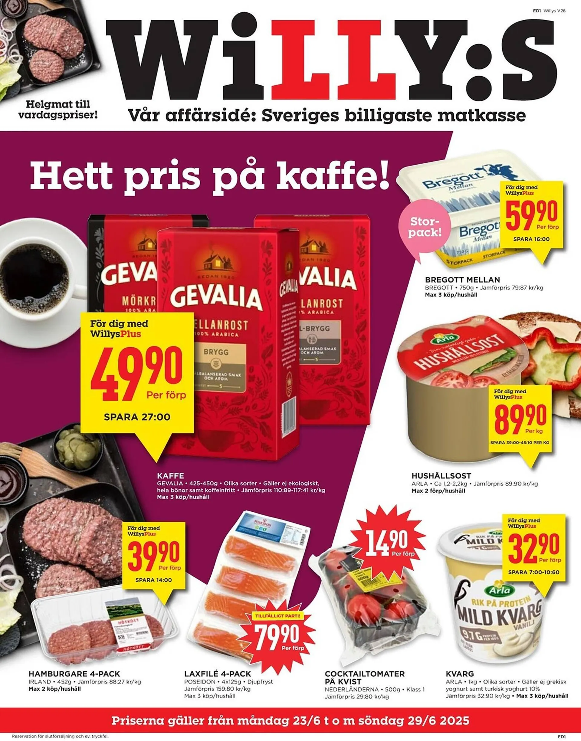Willys reklamblad - 1