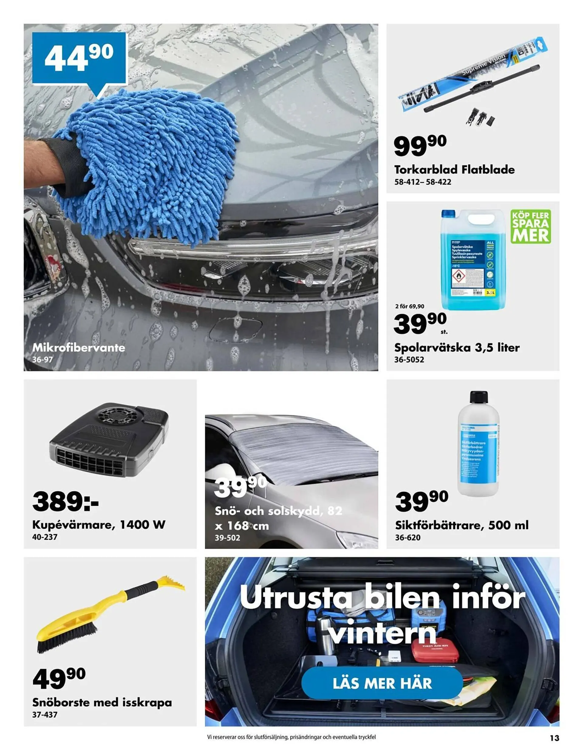 Biltema reklamblad från 24 september till 20 oktober 2024 - Reklamblad sidor 13