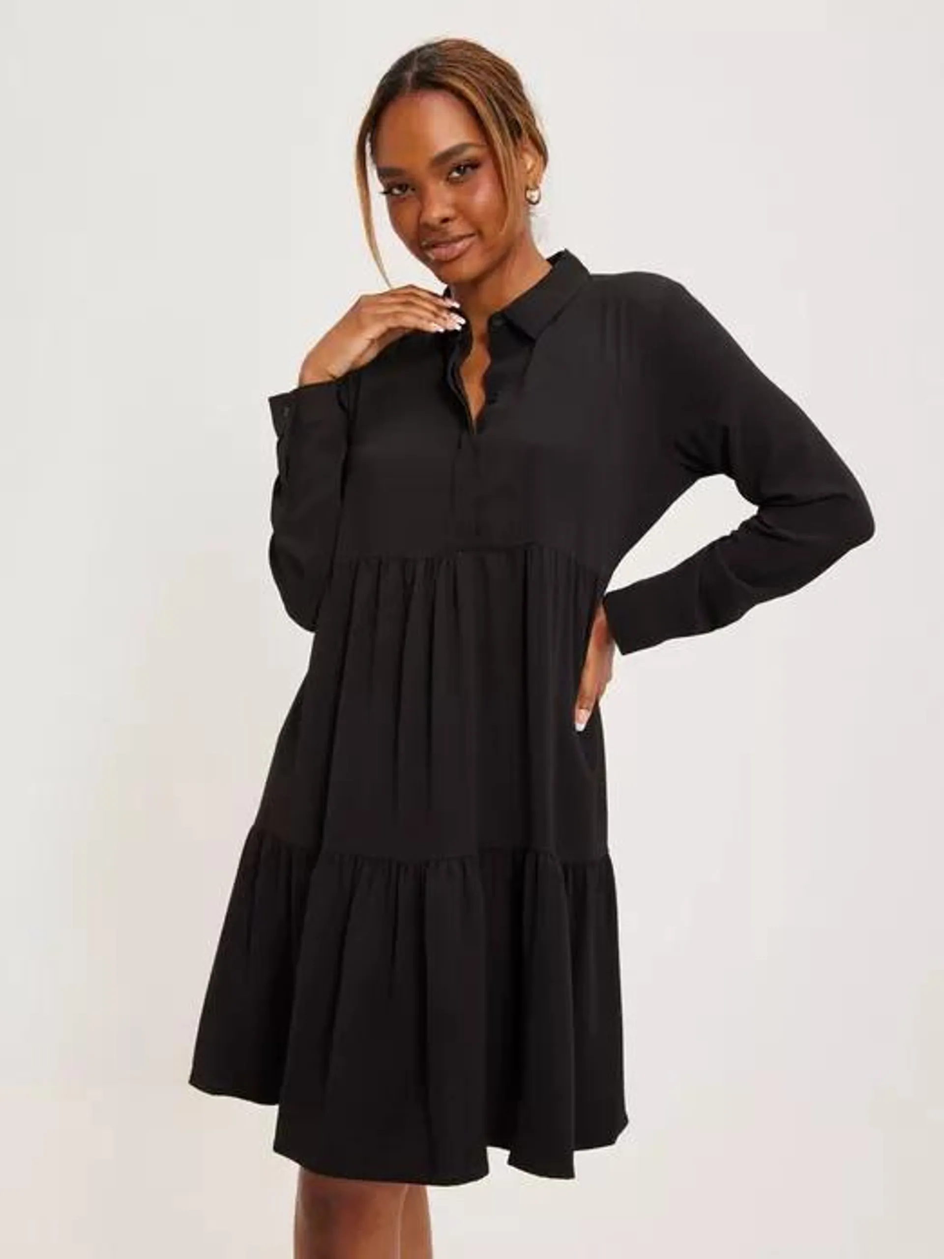 JDYPIPER L/S SHIRT DRESS WVN NOOS