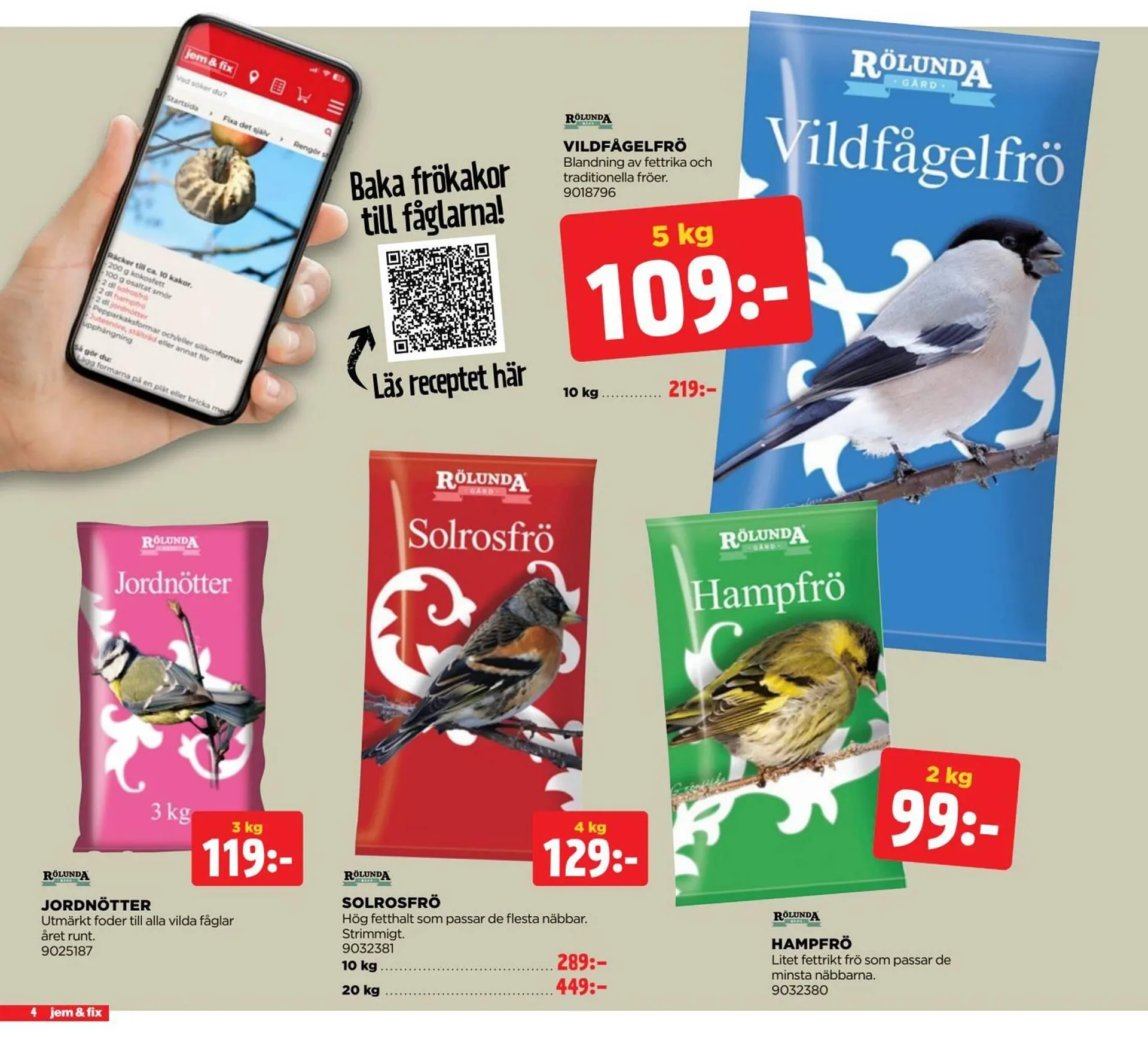 Jem&Fix reklamblad från 6 oktober till 20 oktober 2024 - Reklamblad sidor 4