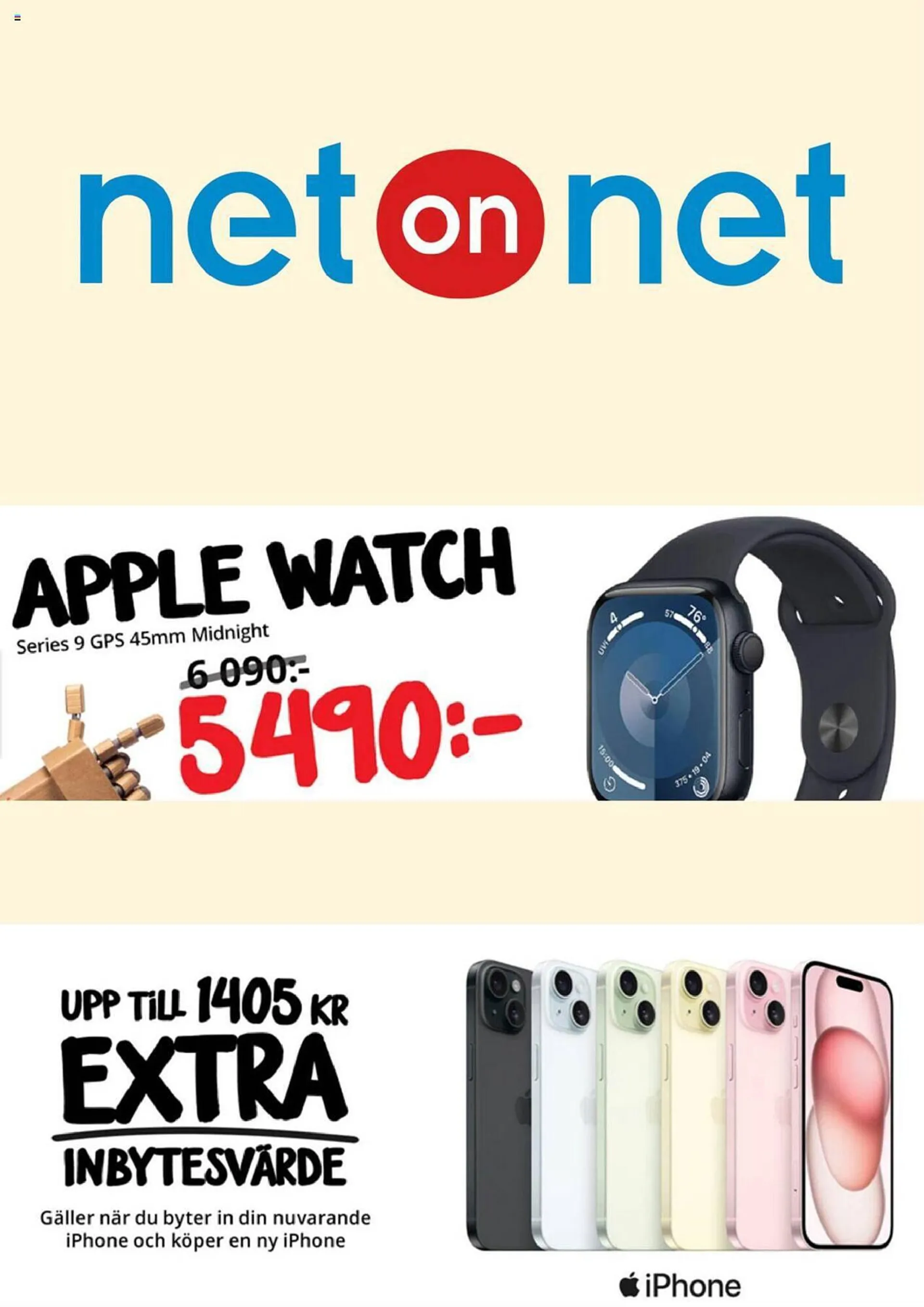 NetOnNet reklamblad från 7 mars till 14 mars 2024 - Reklamblad sidor 1