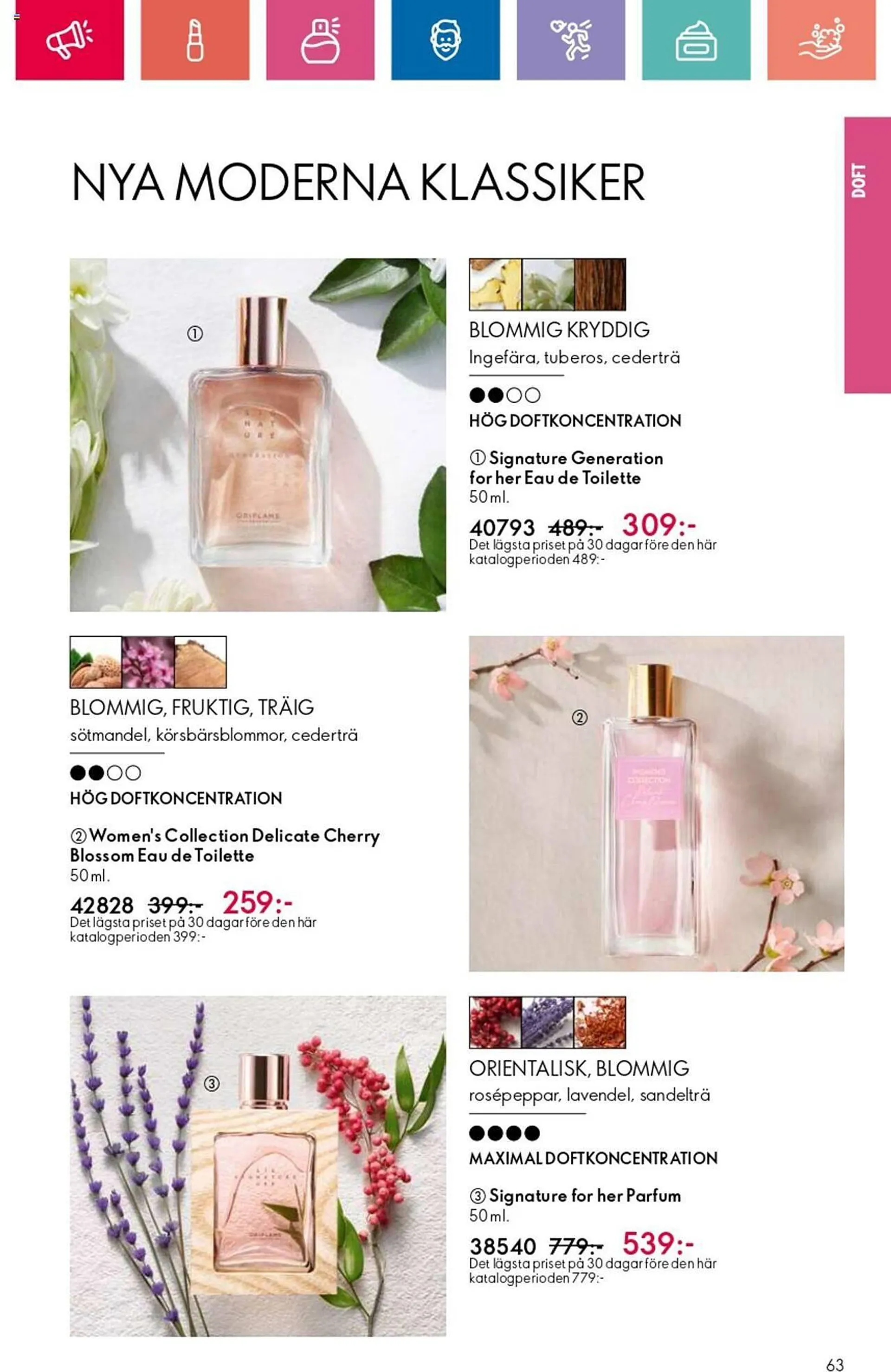 Oriflame reklamblad från 24 oktober till 13 november 2024 - Reklamblad sidor 63