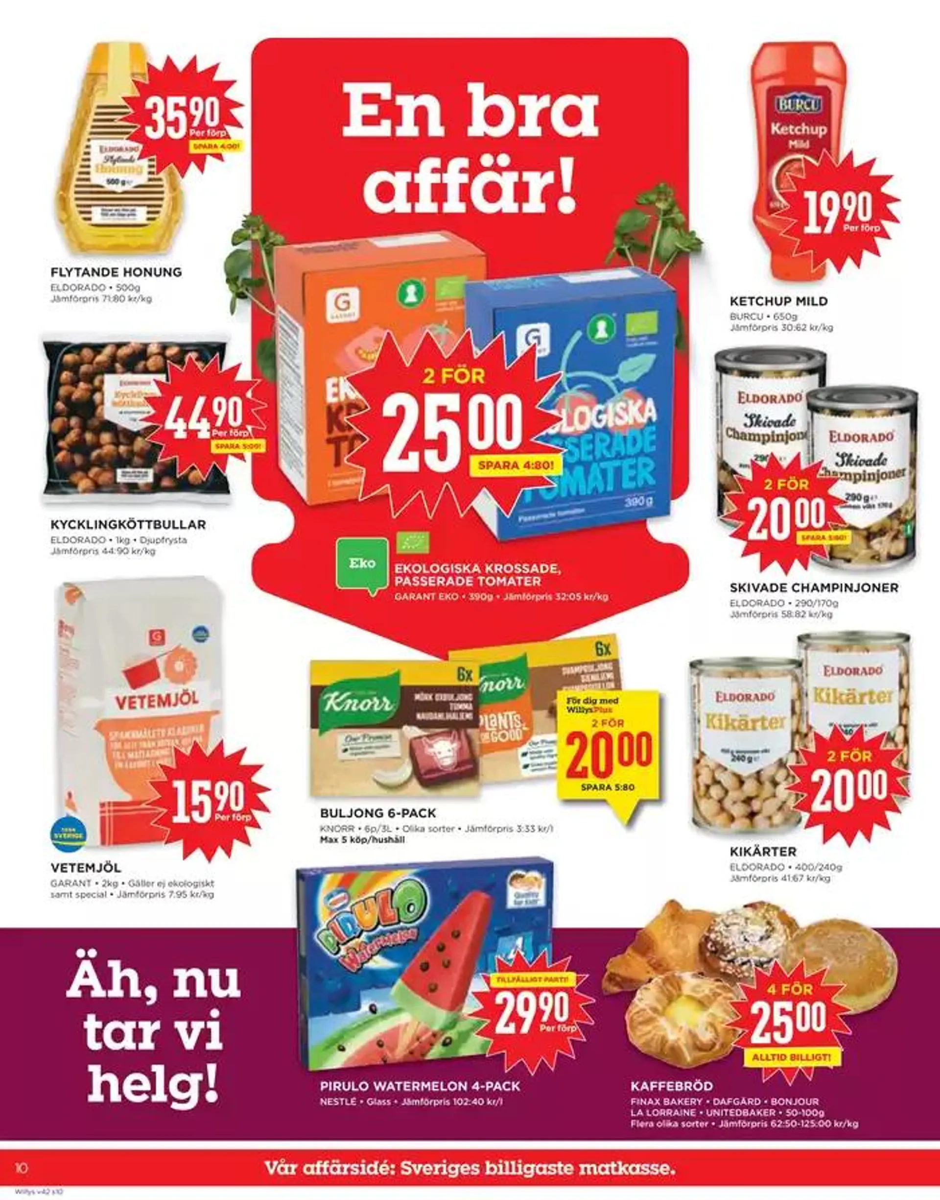 Våra bästa deals för dig från 14 oktober till 20 oktober 2024 - Reklamblad sidor 10