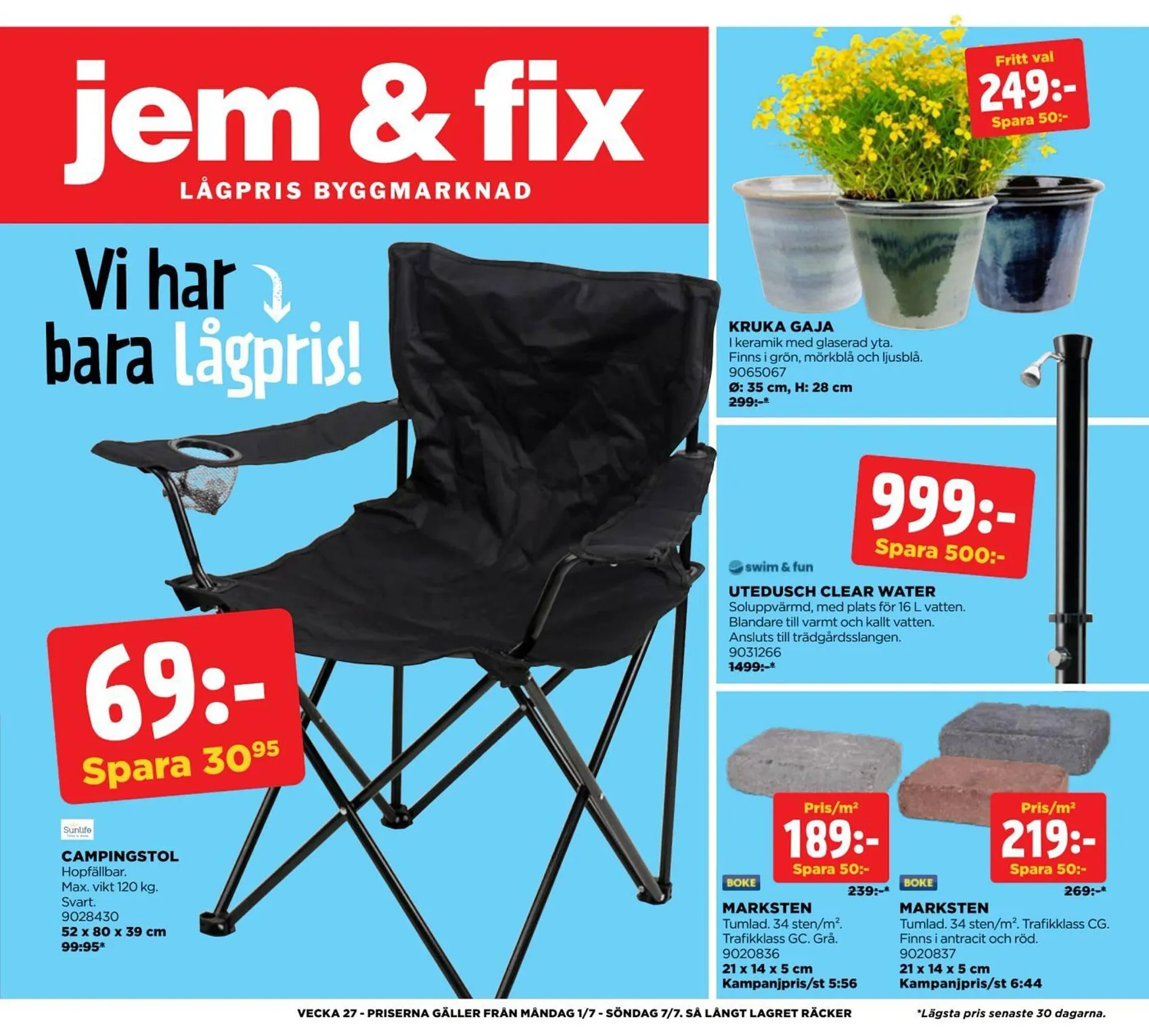 Jem&Fix reklamblad - 1
