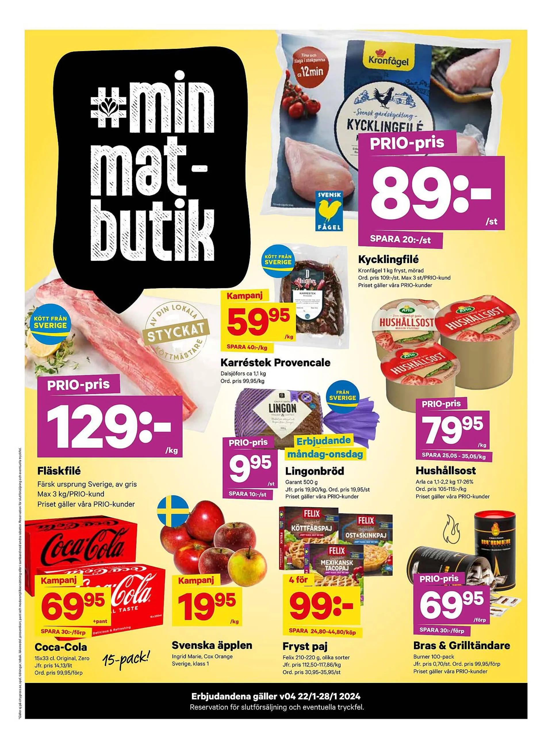 minmatbutik reklamblad från 22 januari till 28 januari 2024 - Reklamblad sidor 