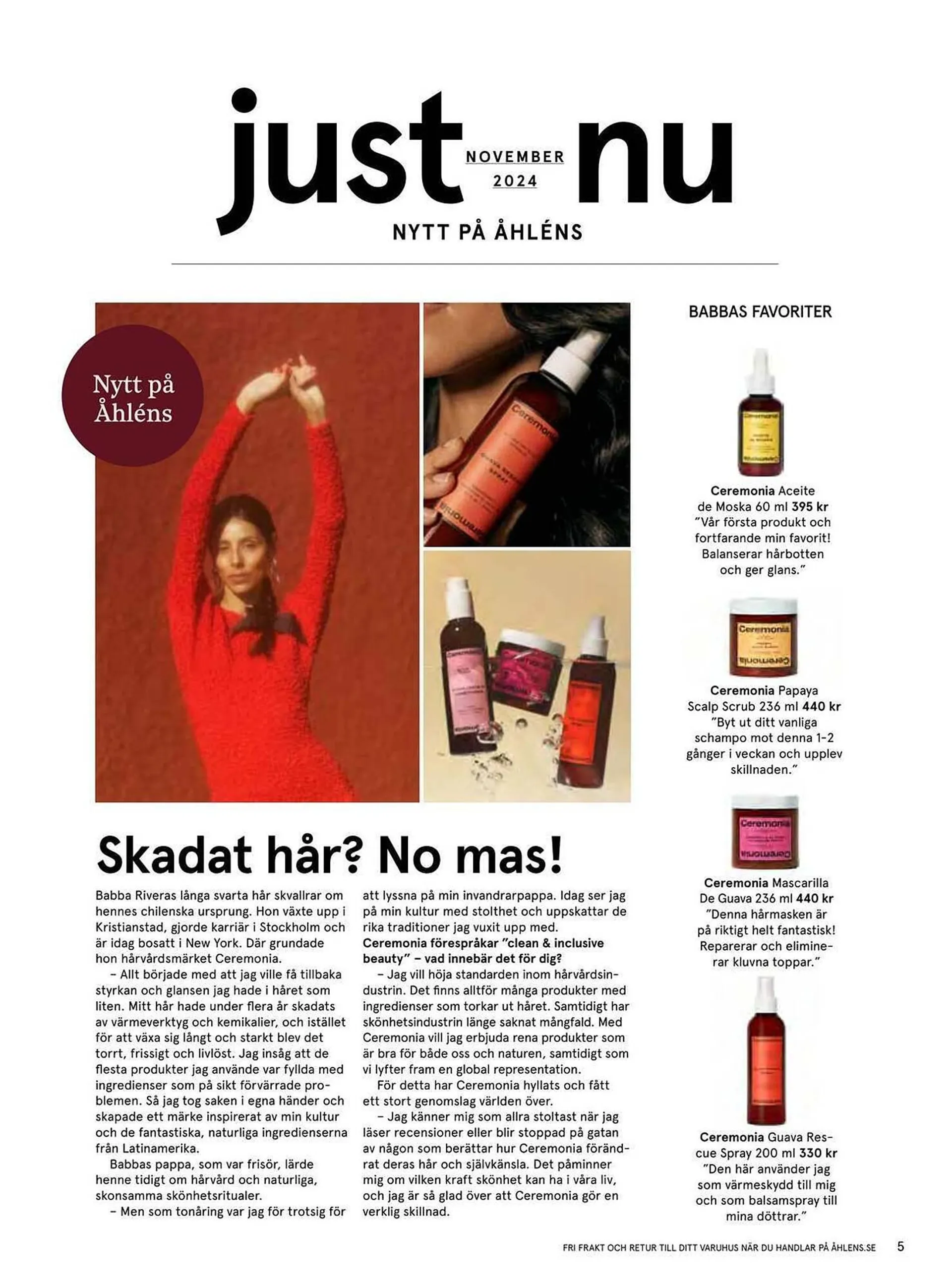 Åhléns reklamblad från 23 oktober till 12 november 2024 - Reklamblad sidor 5