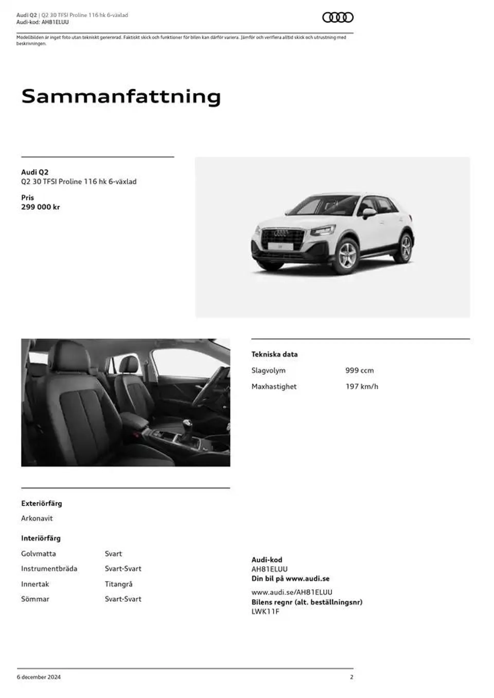 Audi Q2 från 6 december till 6 december 2025 - Reklamblad sidor 2