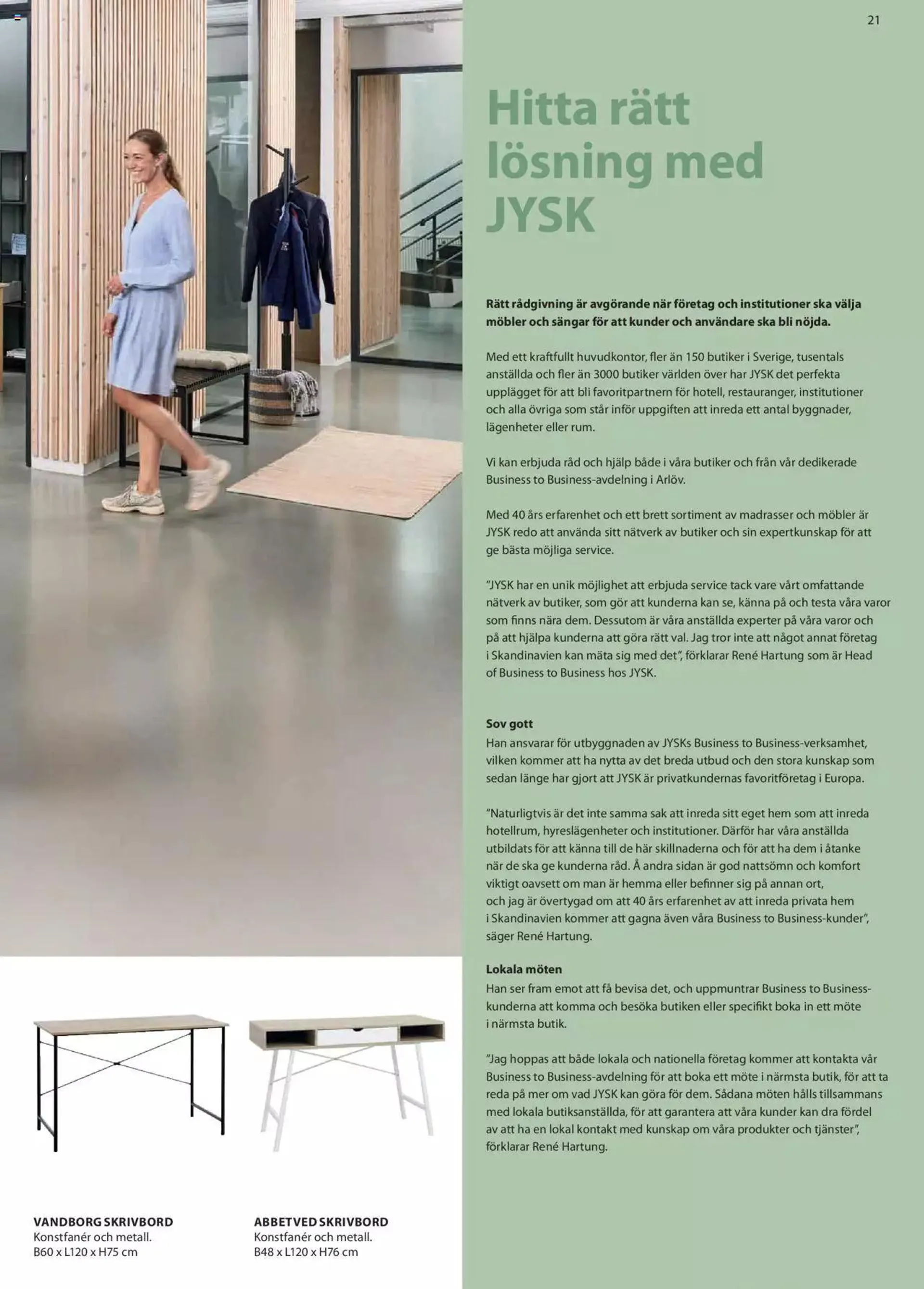 JYSK - Business to Business katalog från 29 februari till 31 december 2024 - Reklamblad sidor 21