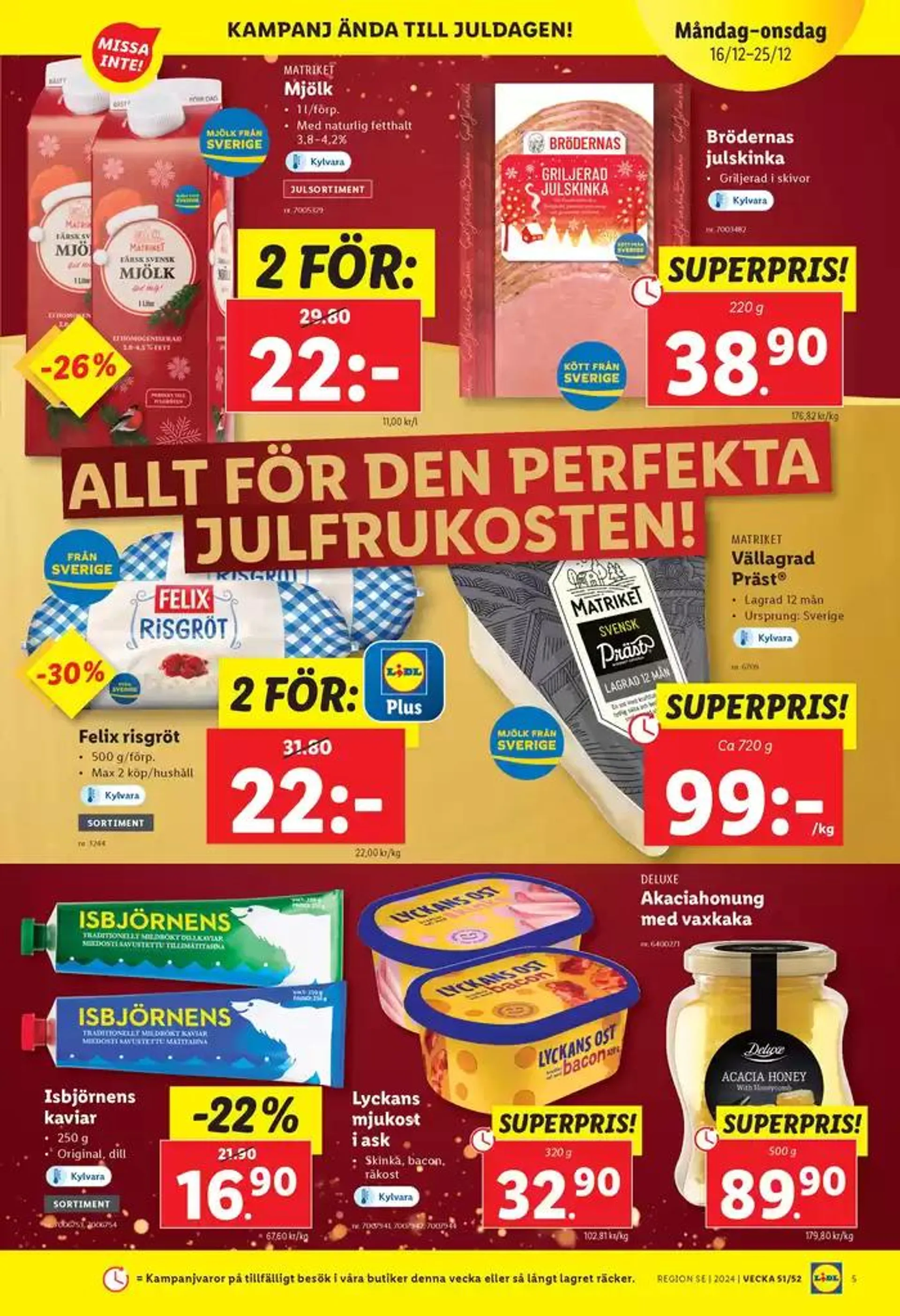 ERBJUDANDEN VECKA 51 från 16 december till 25 december 2024 - Reklamblad sidor 5