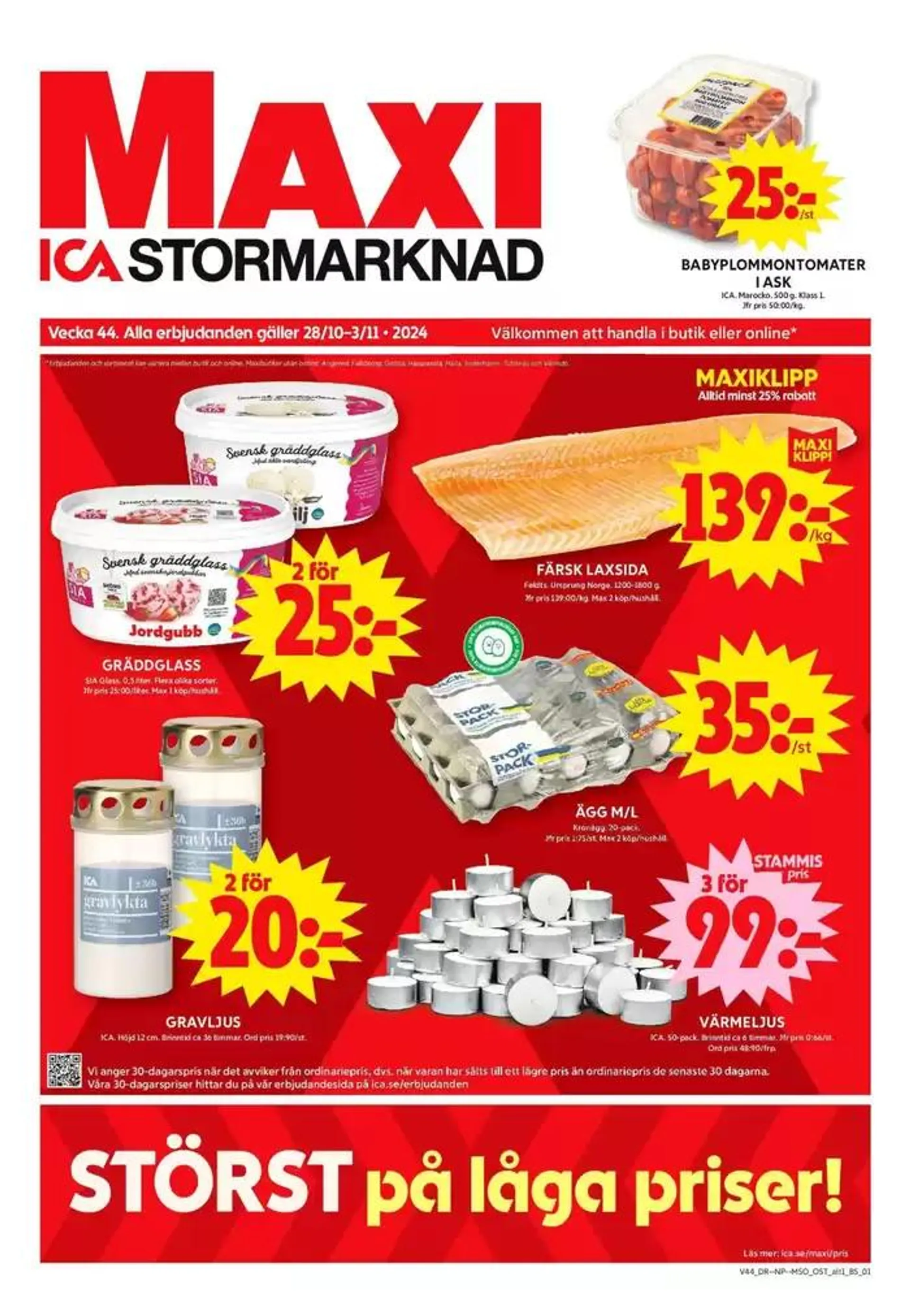 Våra bästa erbjudanden för dig från 27 oktober till 10 november 2024 - Reklamblad sidor 1