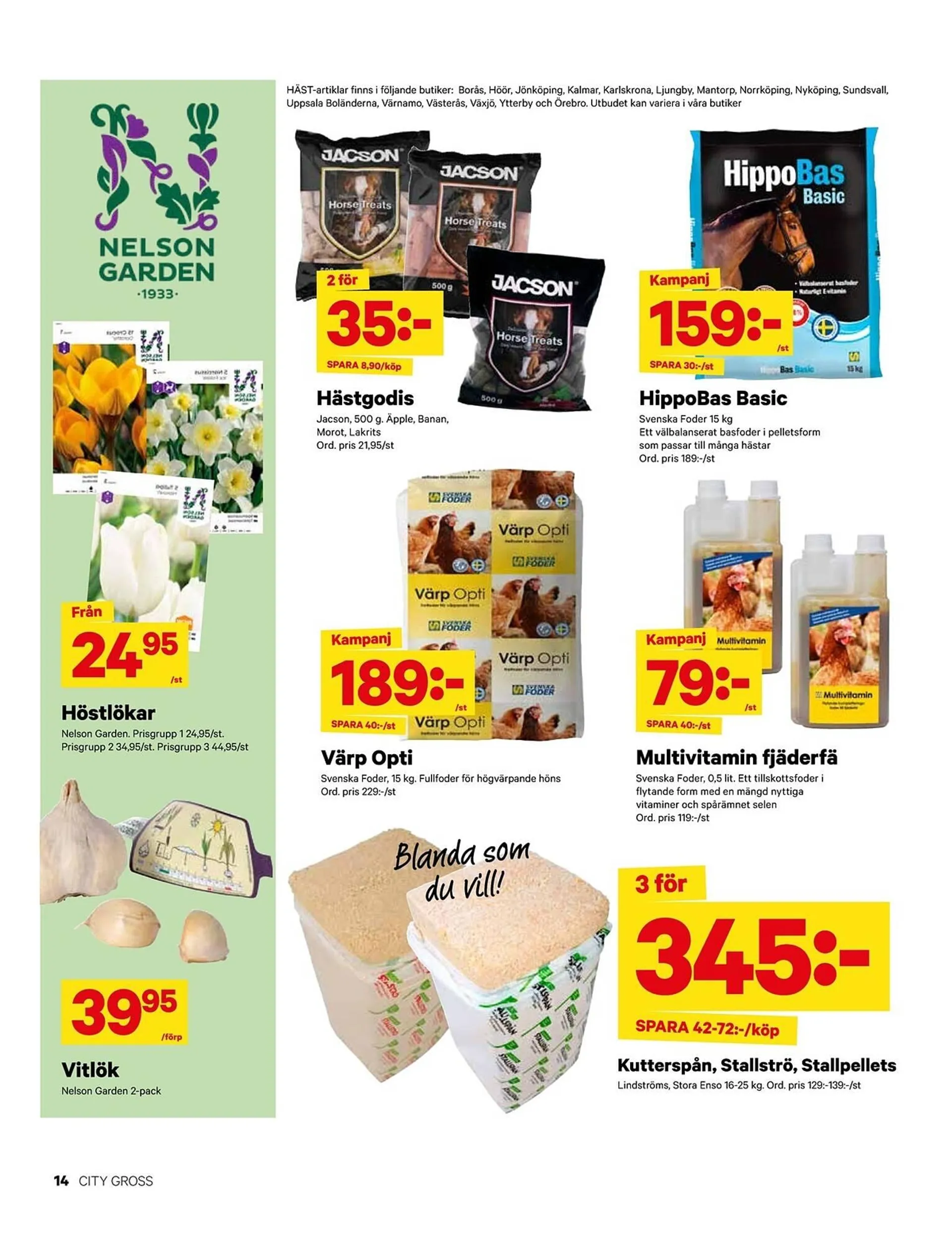 City Gross reklamblad från 23 september till 20 oktober 2024 - Reklamblad sidor 14