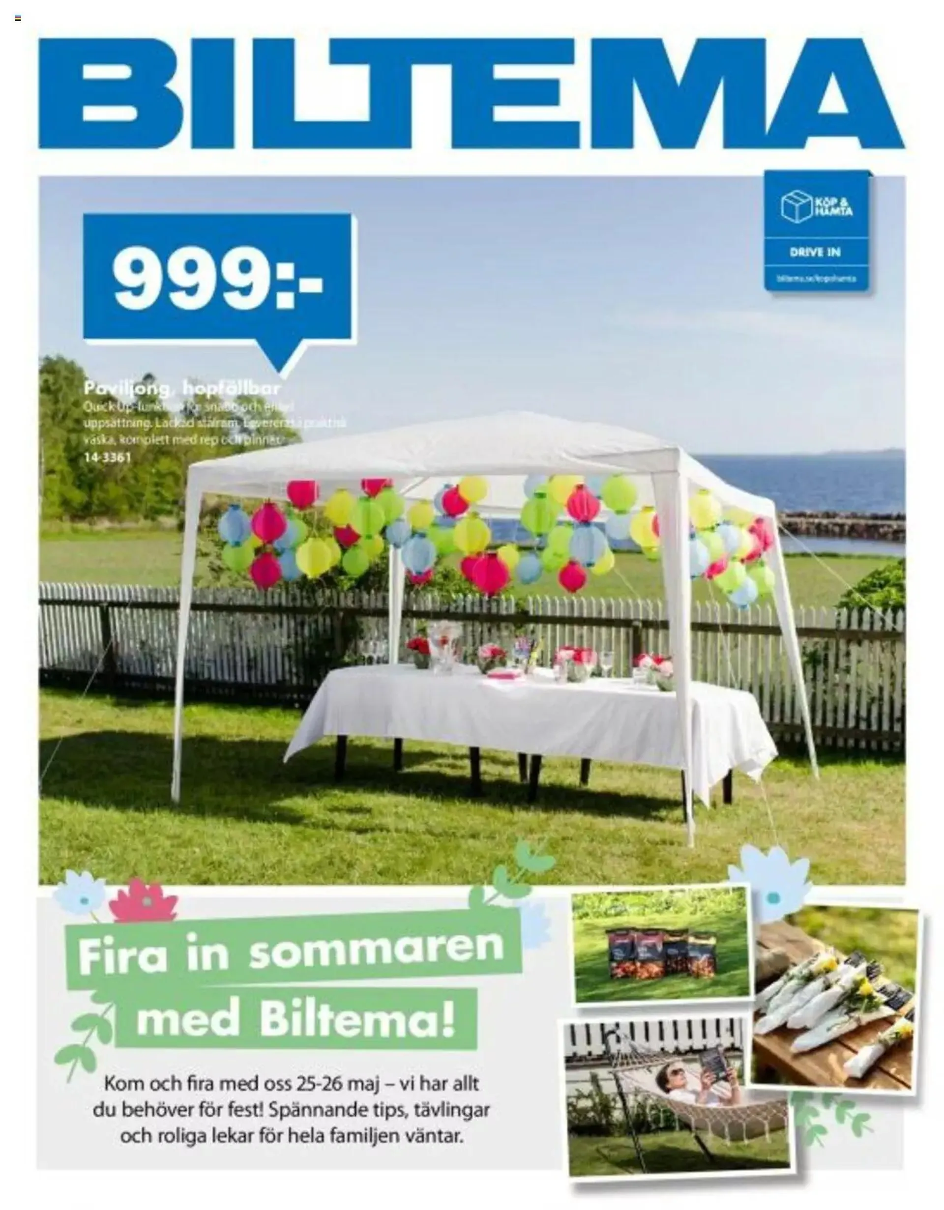 Biltema - erbjudanden från 26 maj till 31 december 2024 - Reklamblad sidor 1