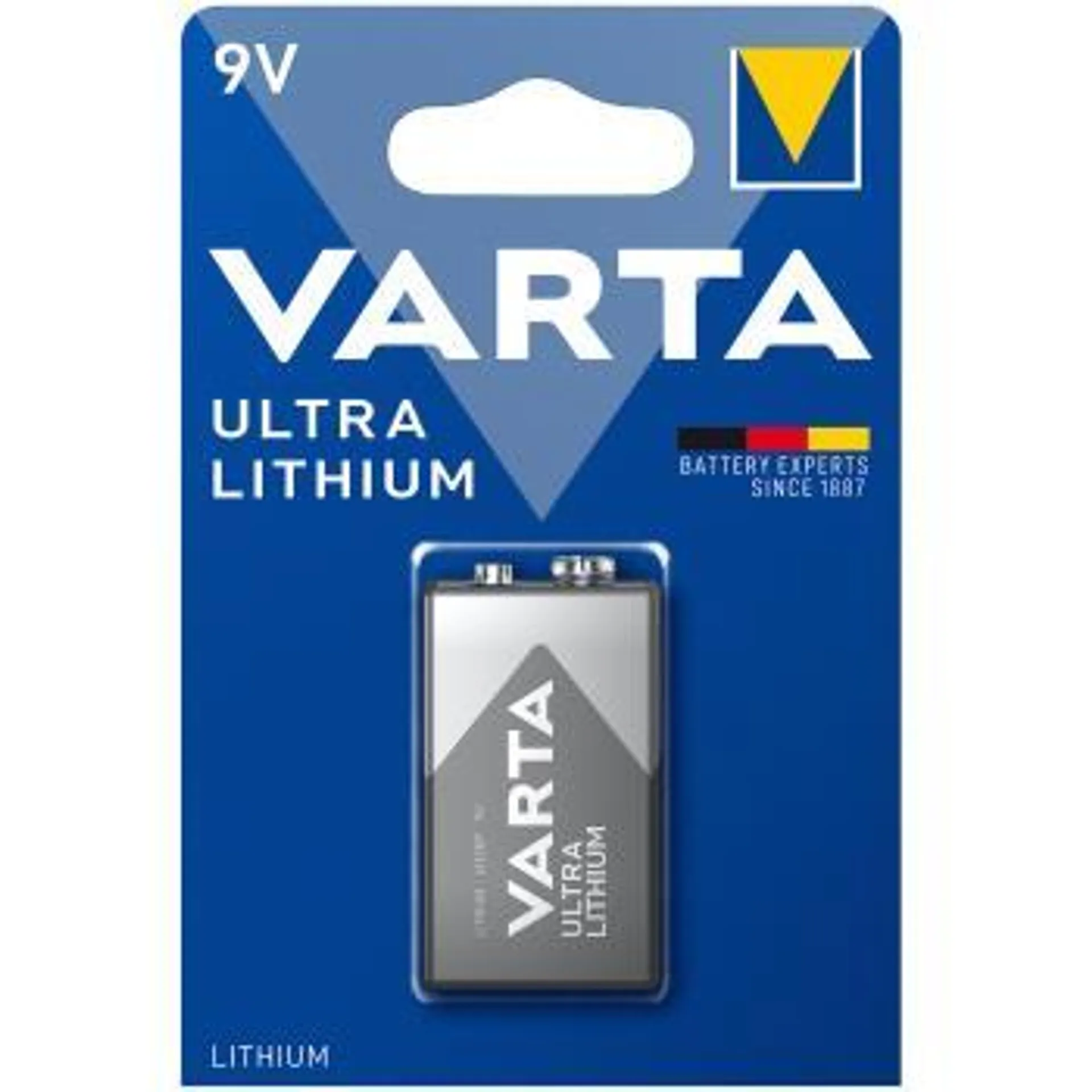 Varta: Ultra Lithium 9V Batteri 1-pack