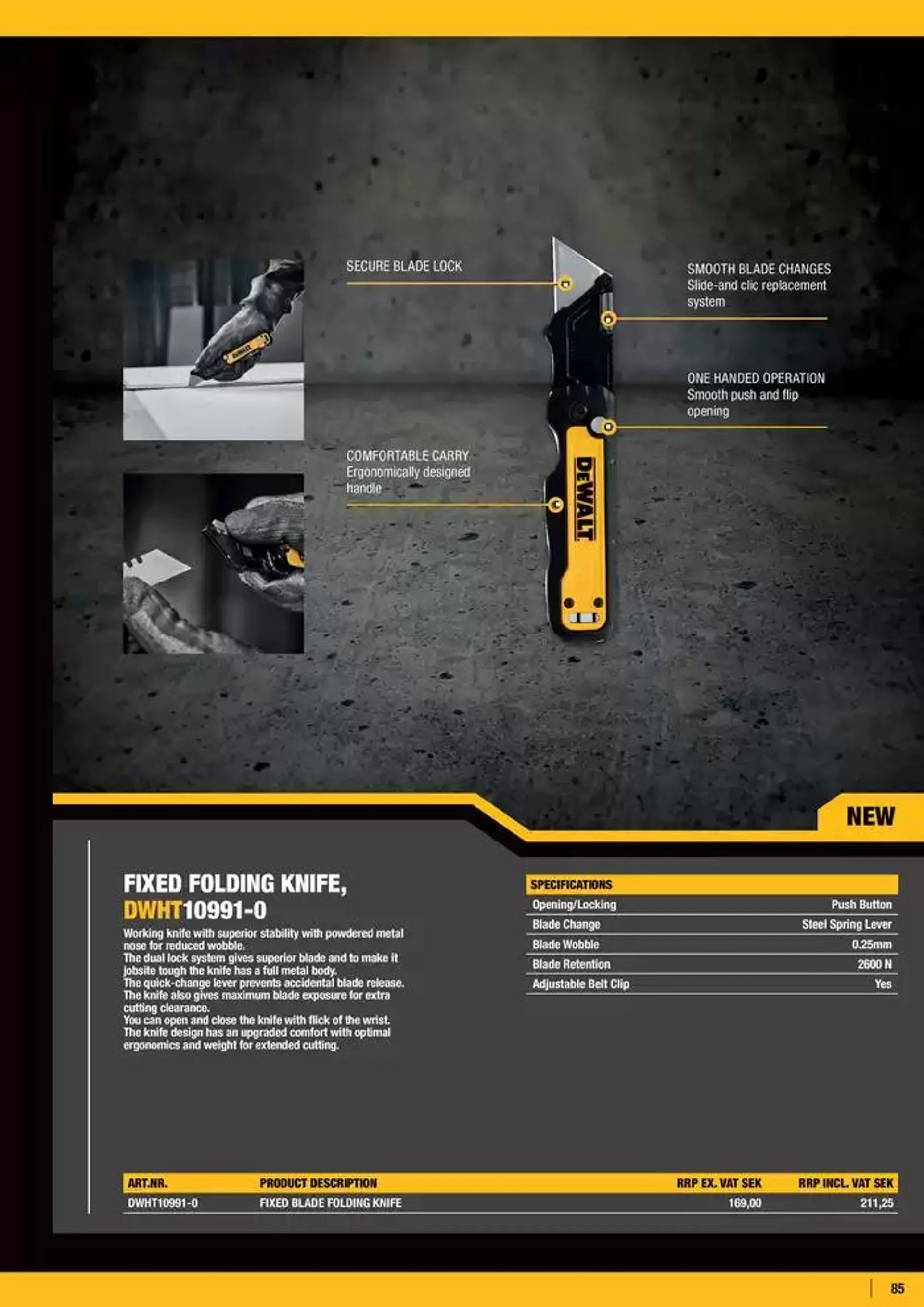 Dewalt reklamblad från 26 september till 10 oktober 2024 - Reklamblad sidor 85