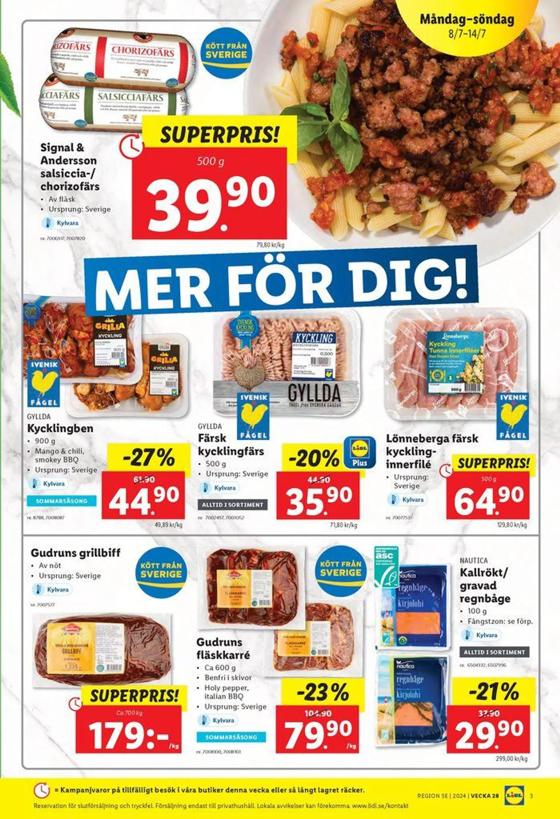 Fantastiskt erbjudande för alla kunder från 8 juli till 9 juni 2024 - Reklamblad sidor 5