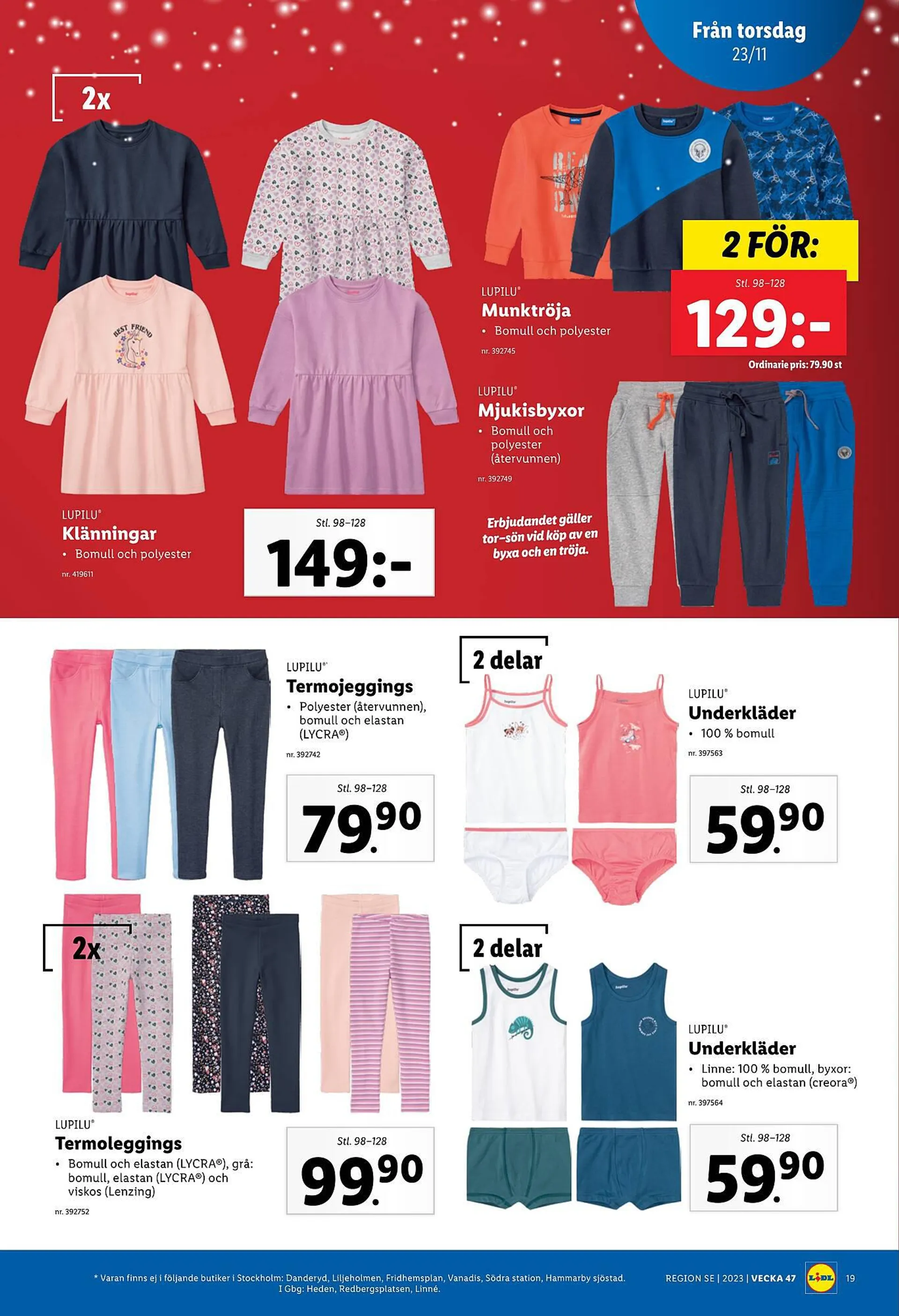 Lidl reklamblad från 20 november till 26 november 2023 - Reklamblad sidor 23