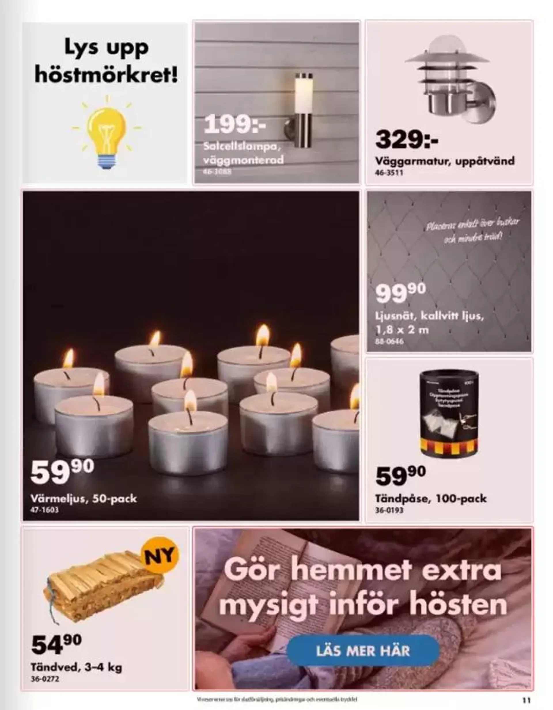 Biltema Broschyr October  från 15 oktober till 31 oktober 2024 - Reklamblad sidor 11