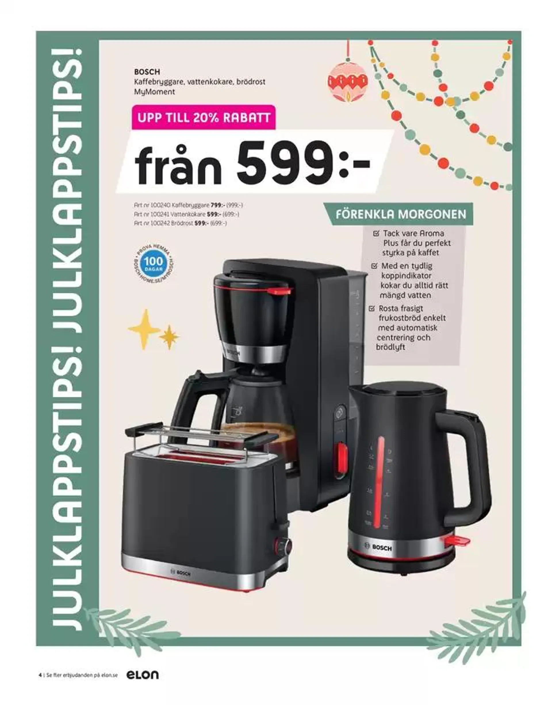 Bläddra i Elons kampanjblad! från 17 december till 22 december 2024 - Reklamblad sidor 4