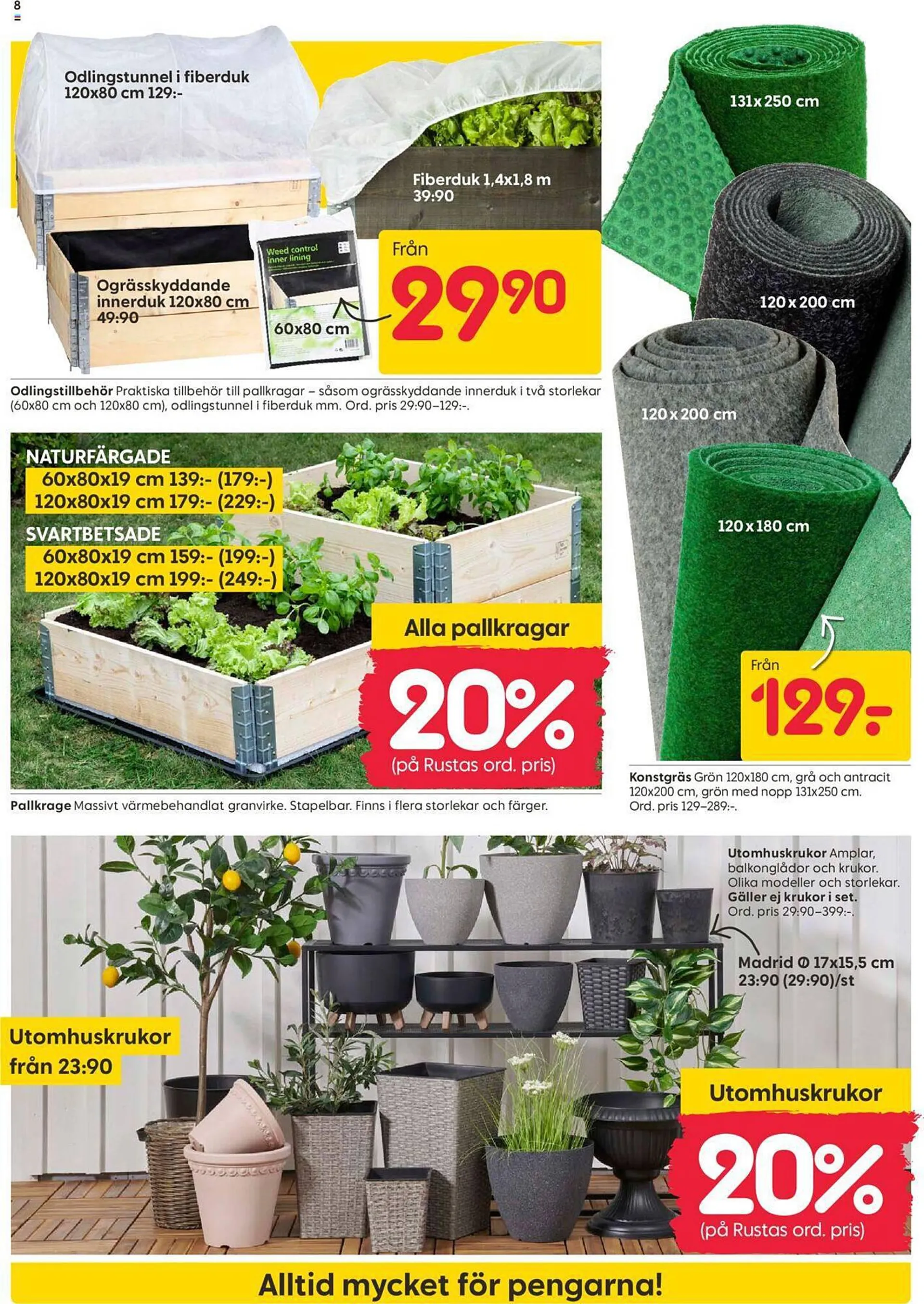 Rusta reklamblad från 2 april till 7 april 2024 - Reklamblad sidor 8