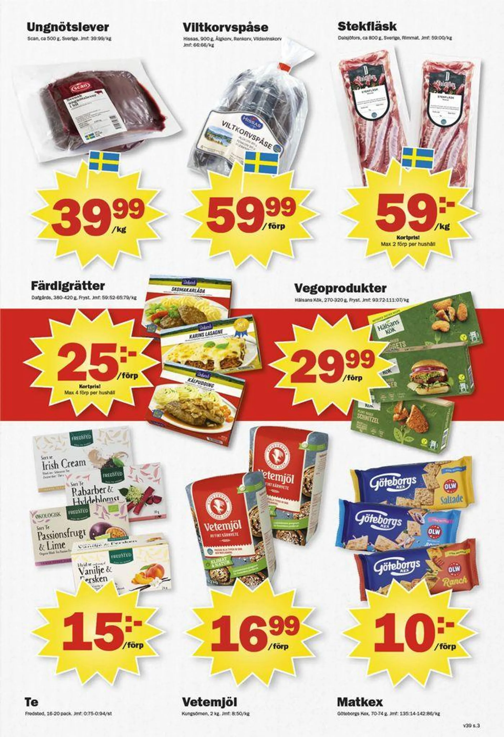 Pekås Veckans kampanjblad från 23 september till 7 oktober 2024 - Reklamblad sidor 3